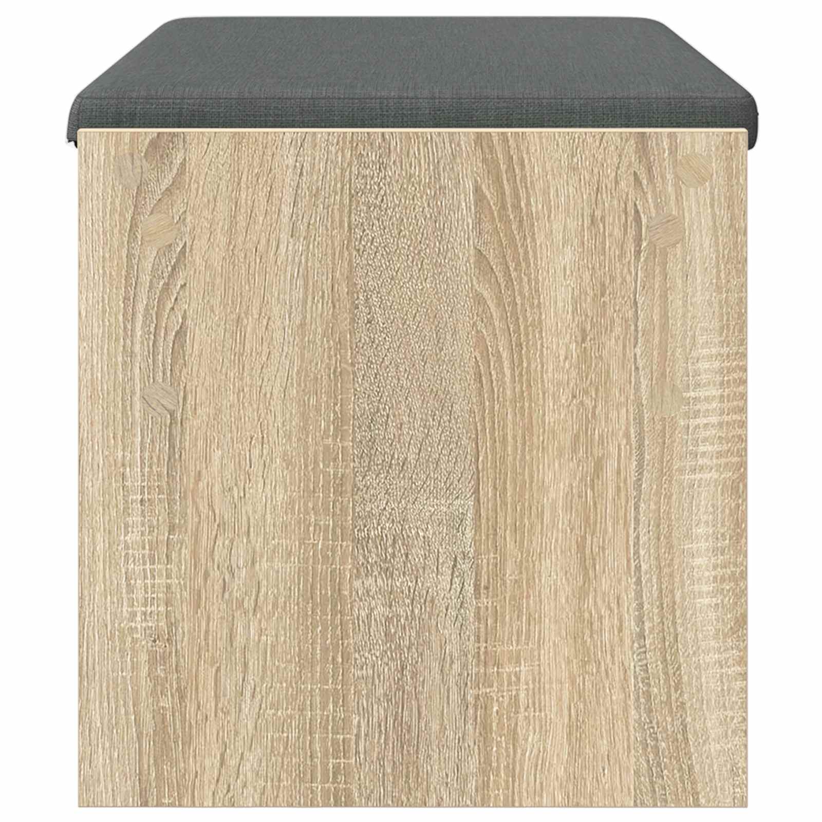 Banc d'entrée avec coussin Chêne Sonoma 83 x 38 x 40 cm - XIOS