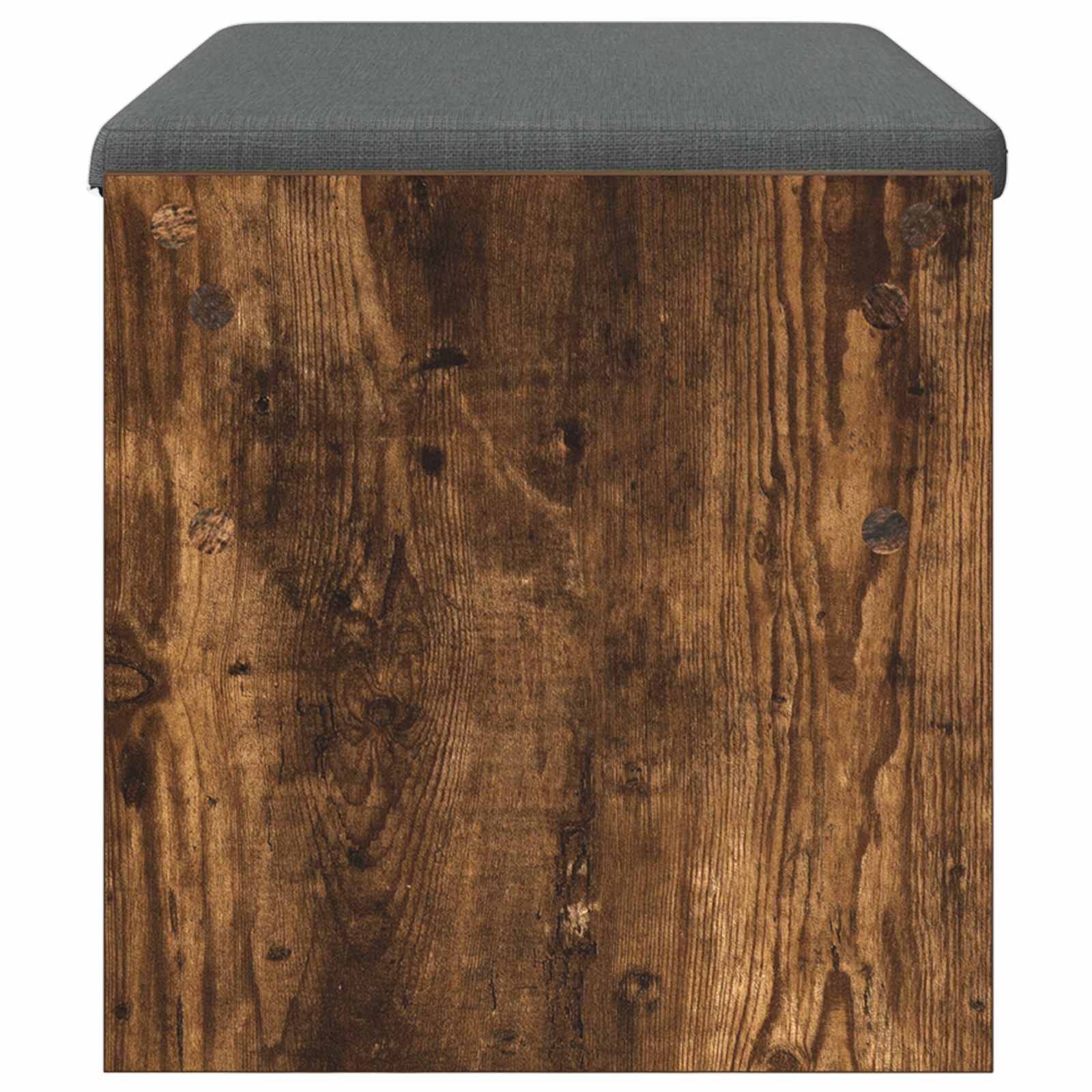 Banc d'entrée avec coussin Chêne fumé 83 x 38 x 40 cm - XIOS