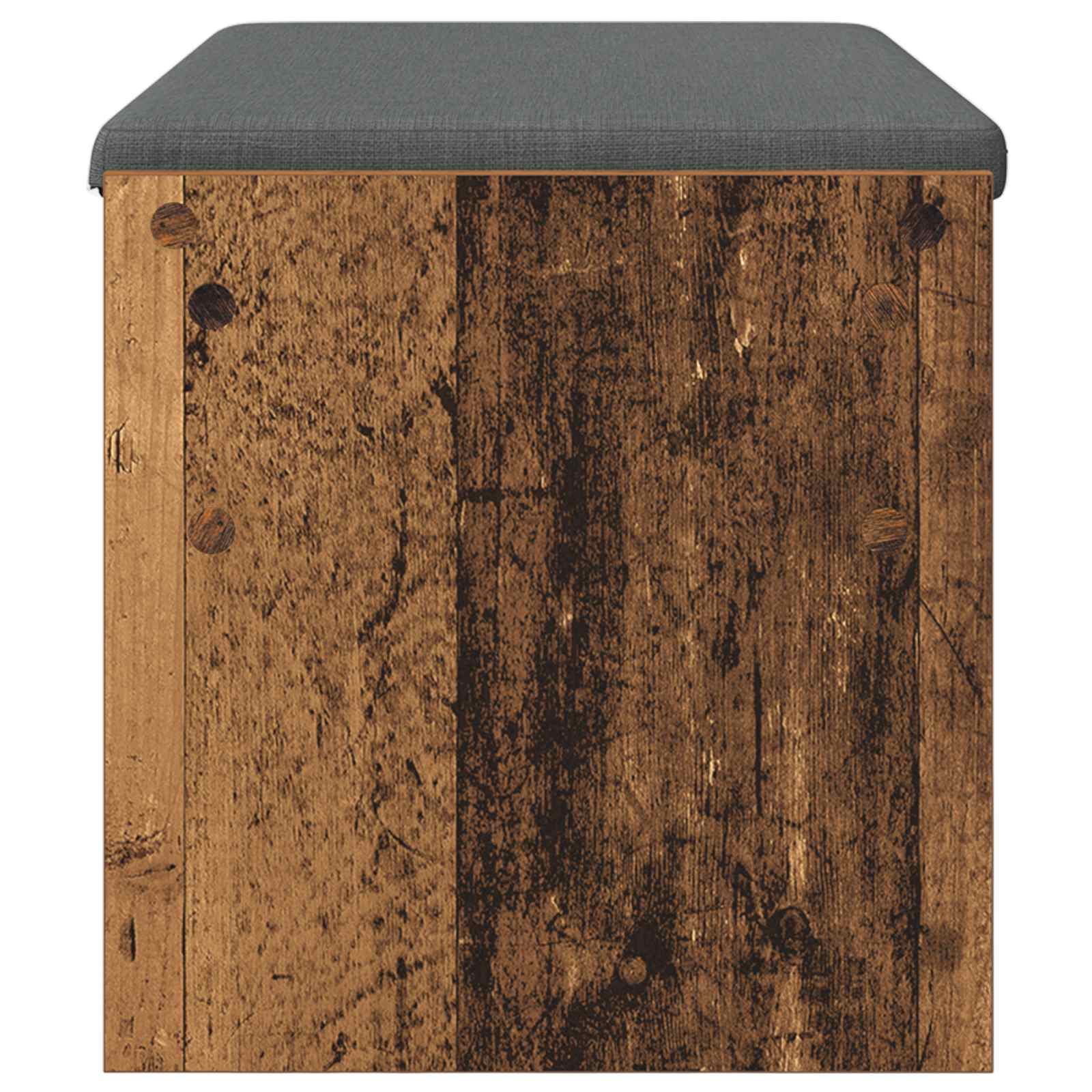 Banc d'entrée avec coussin Bois ancien 83 x 38 x 40 cm - XIOS