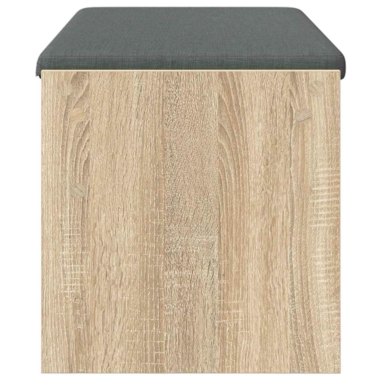 Banc d'entrée avec coussin Chêne Sonoma 103 x 38 x 40 cm - XIOS