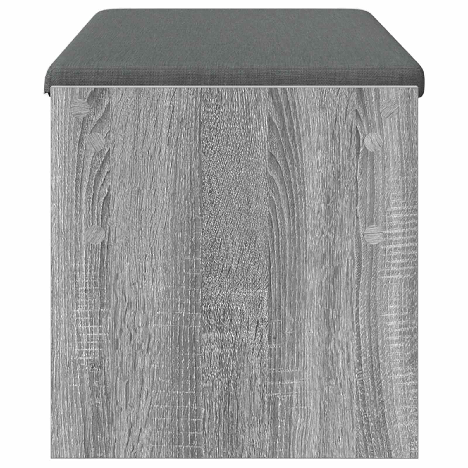 Banc d'entrée avec coussin Gris Sonoma 103 x 38 x 40 cm - XIOS