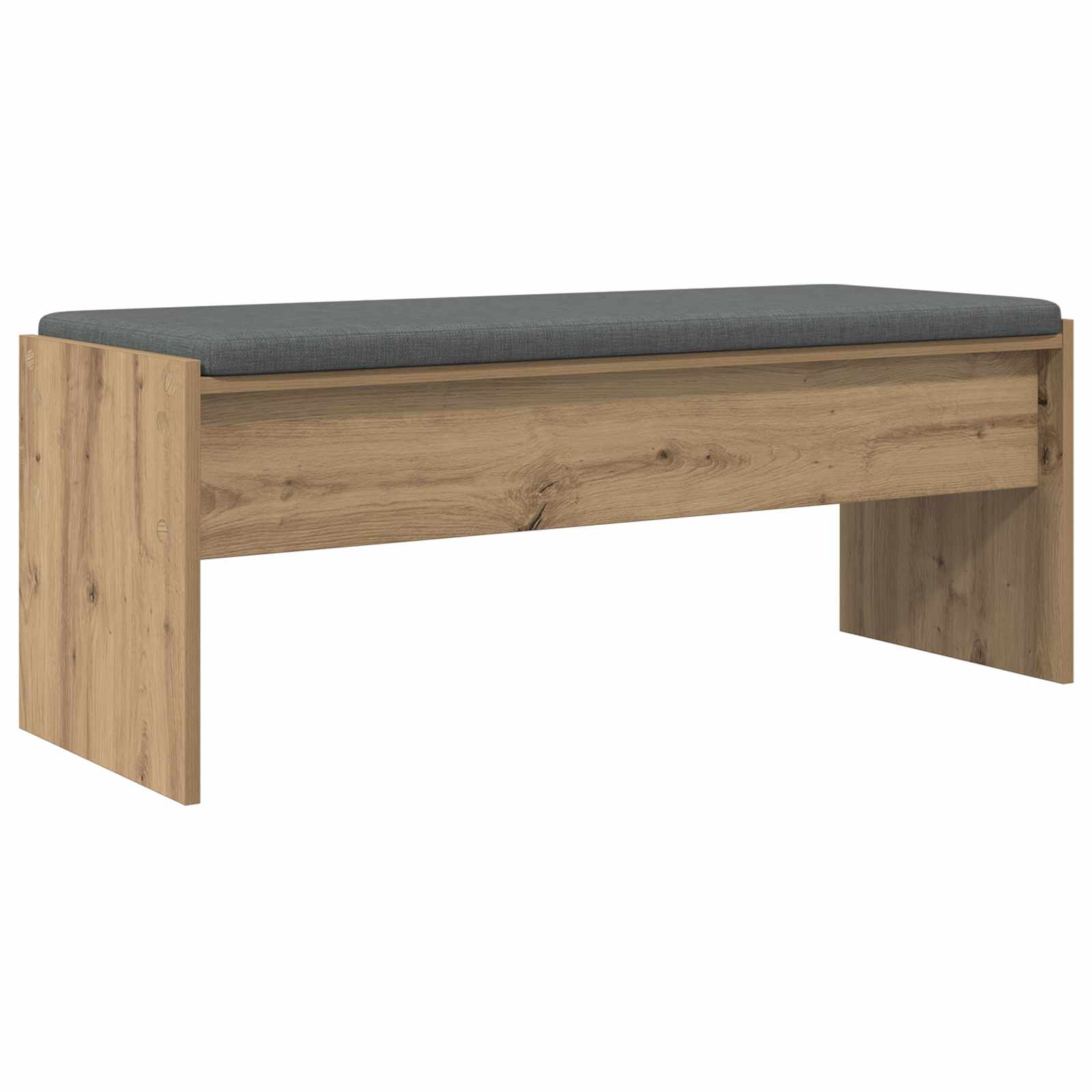 Banc d'entrée avec coussin Chêne artisanal 103 x 38 x 40 cm - XIOS