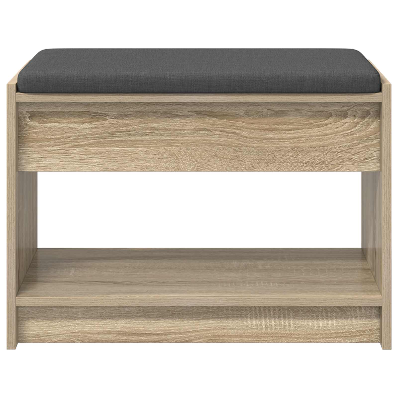 Banc d'entrée avec coussin Chêne Sonoma 63 x 38 x 45 cm - XIOS