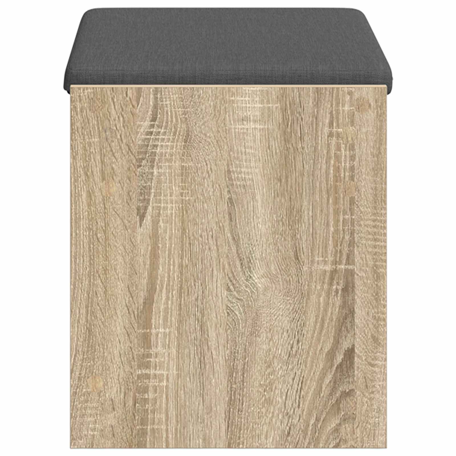 Banc d'entrée avec coussin Chêne Sonoma 63 x 38 x 45 cm - XIOS