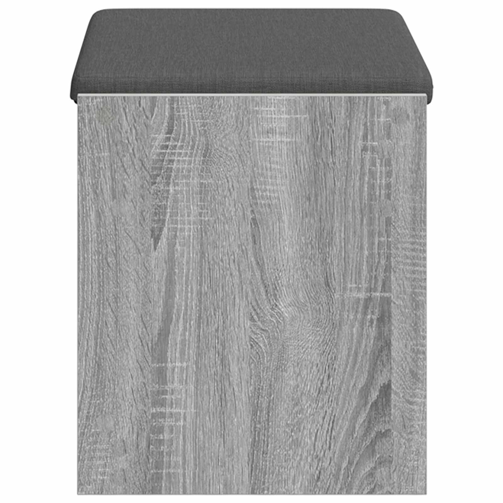 Banc d'entrée avec coussin Gris Sonoma 63 x 38 x 45 cm - XIOS