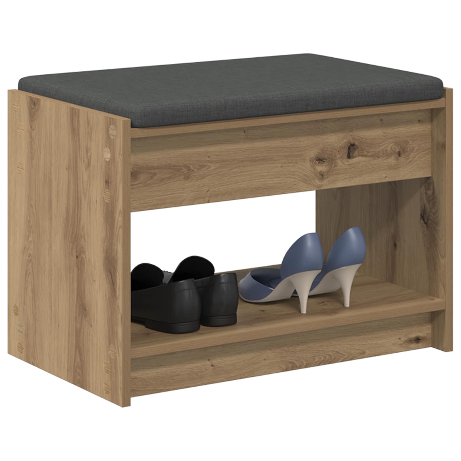 Banc d'entrée Chêne Artisanal 63 x 38 x 45 cm - XIOS
