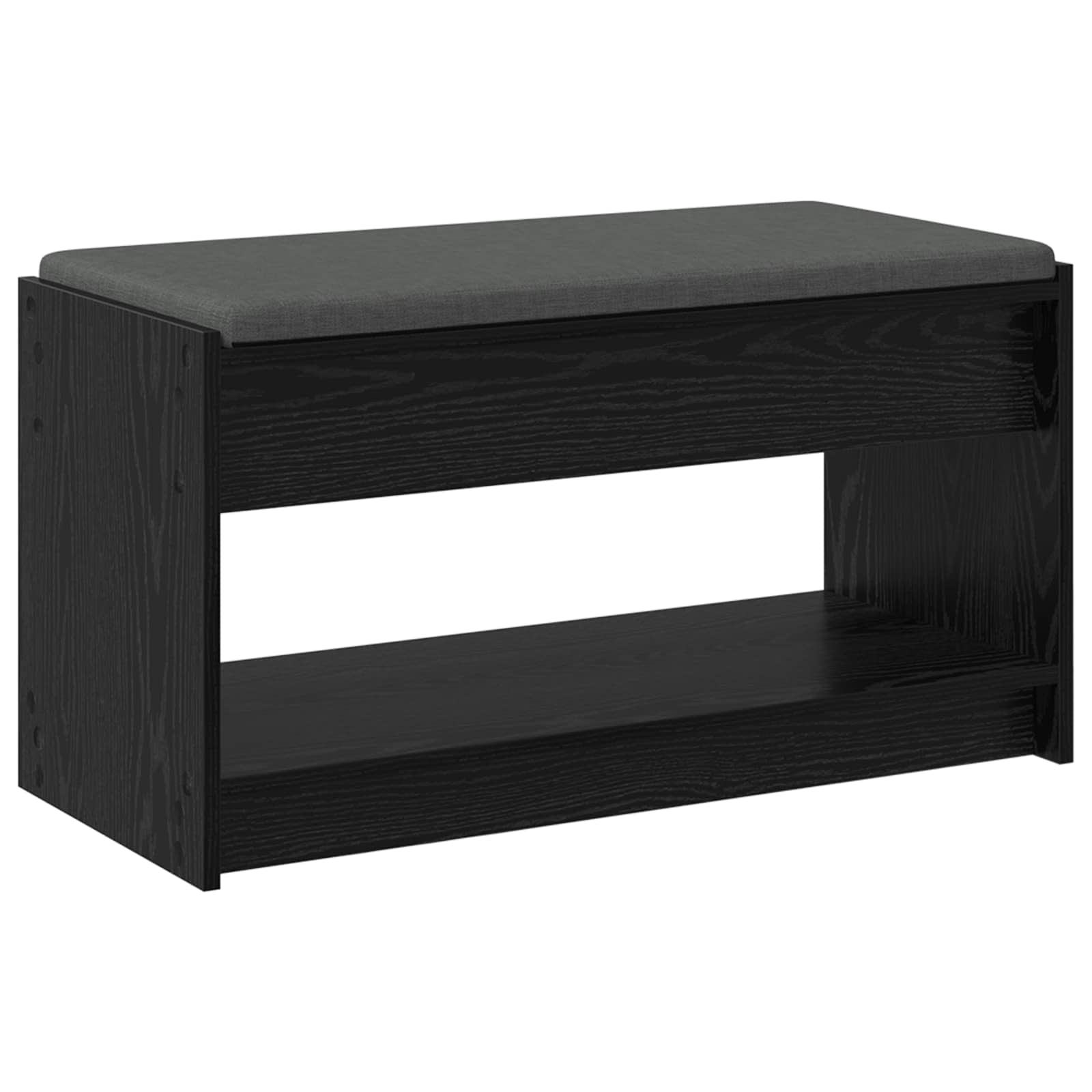 Banc d'entrée avec coussin Chêne Noir 83 x 38 x 45 cm - XIOS