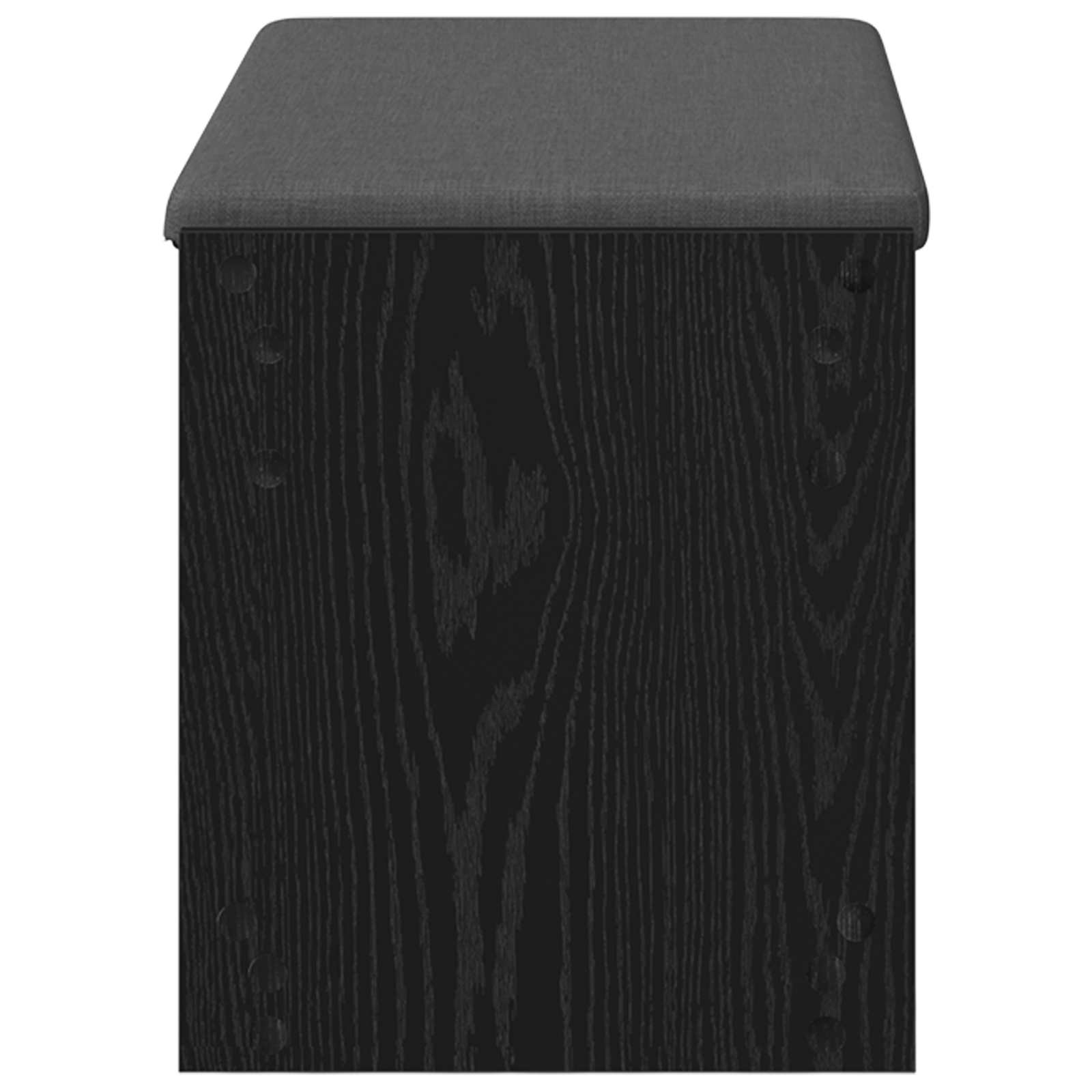 Banc d'entrée avec coussin Chêne Noir 83 x 38 x 45 cm - XIOS