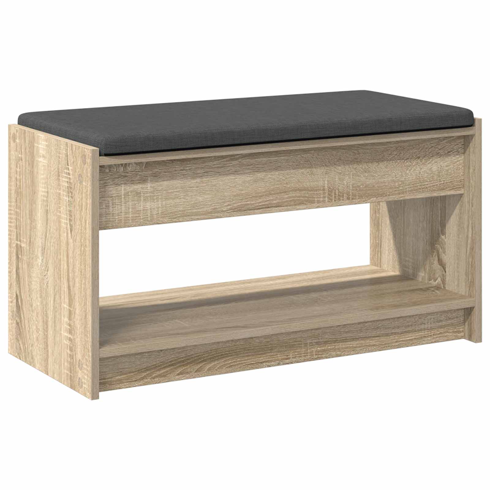 Banc d'entrée avec coussin Chêne Sonoma 83 x 38 x 45 cm - XIOS