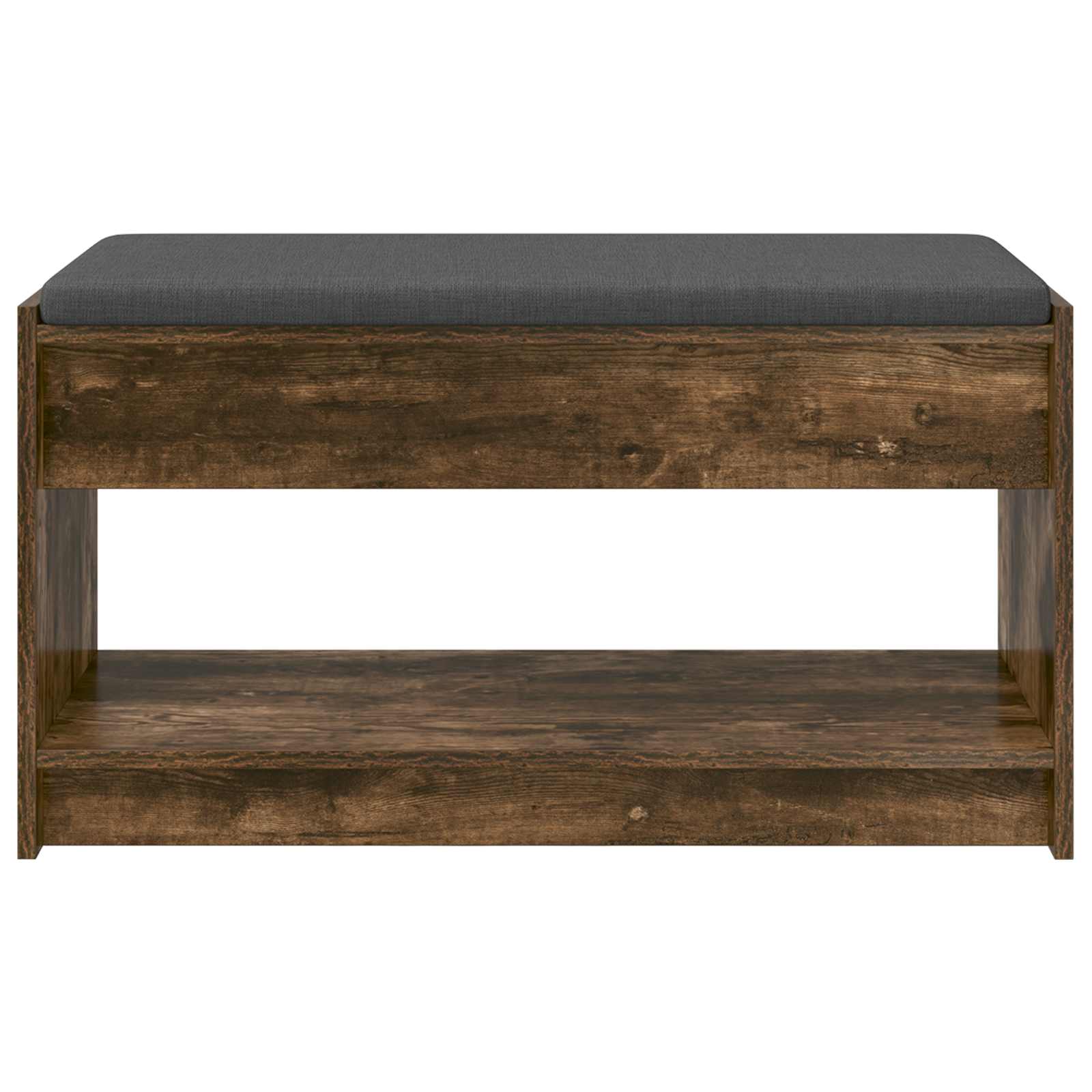 Banc d'entrée avec coussin Chêne Fumé 83 x 38 x 45 cm - XIOS