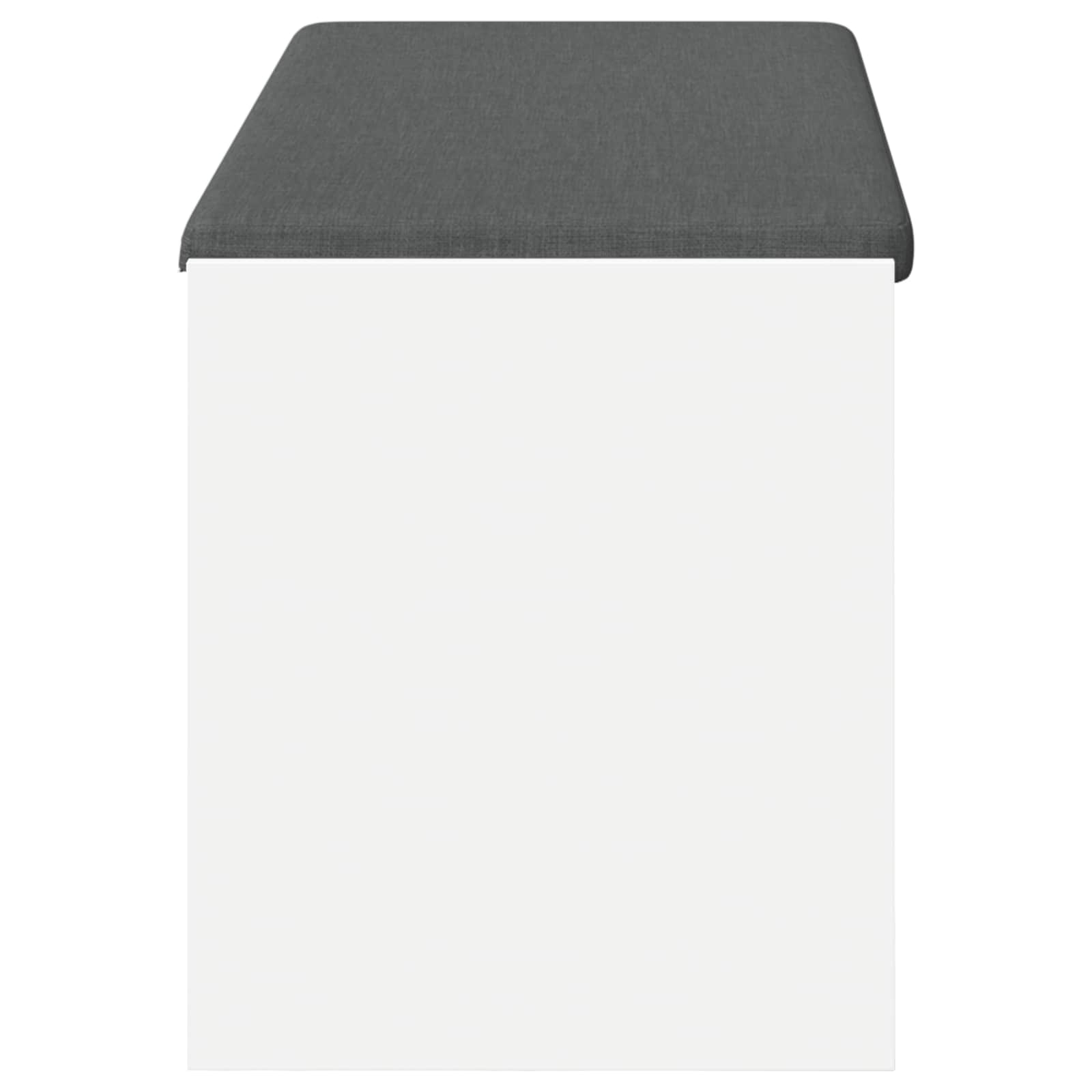 Banc d'entrée avec coussin avec étagère Blanc 103 x 38 x 45 cm - XIOS