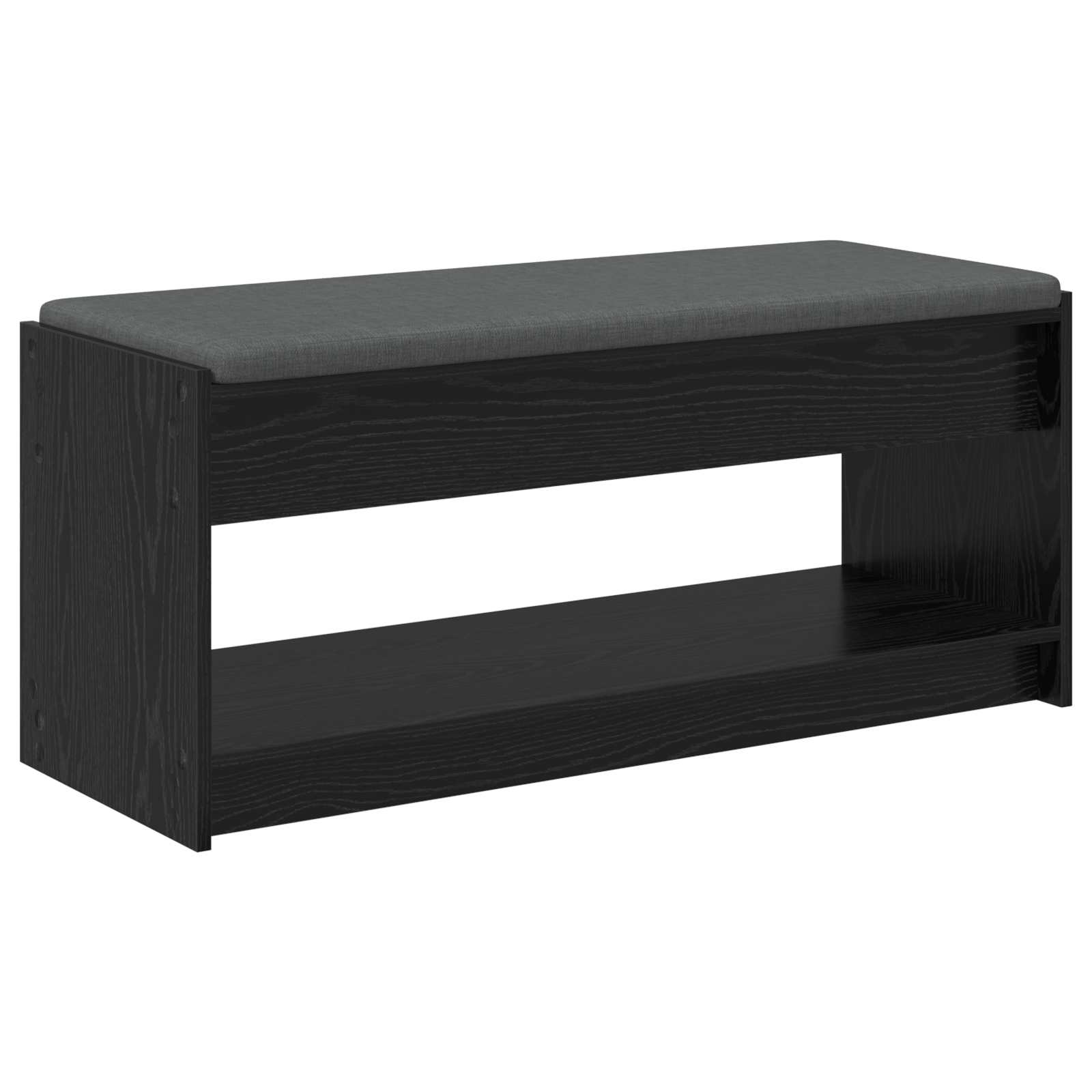 Banc d'entrée avec coussin Chêne noir 103 x 38 x 45 cm - XIOS