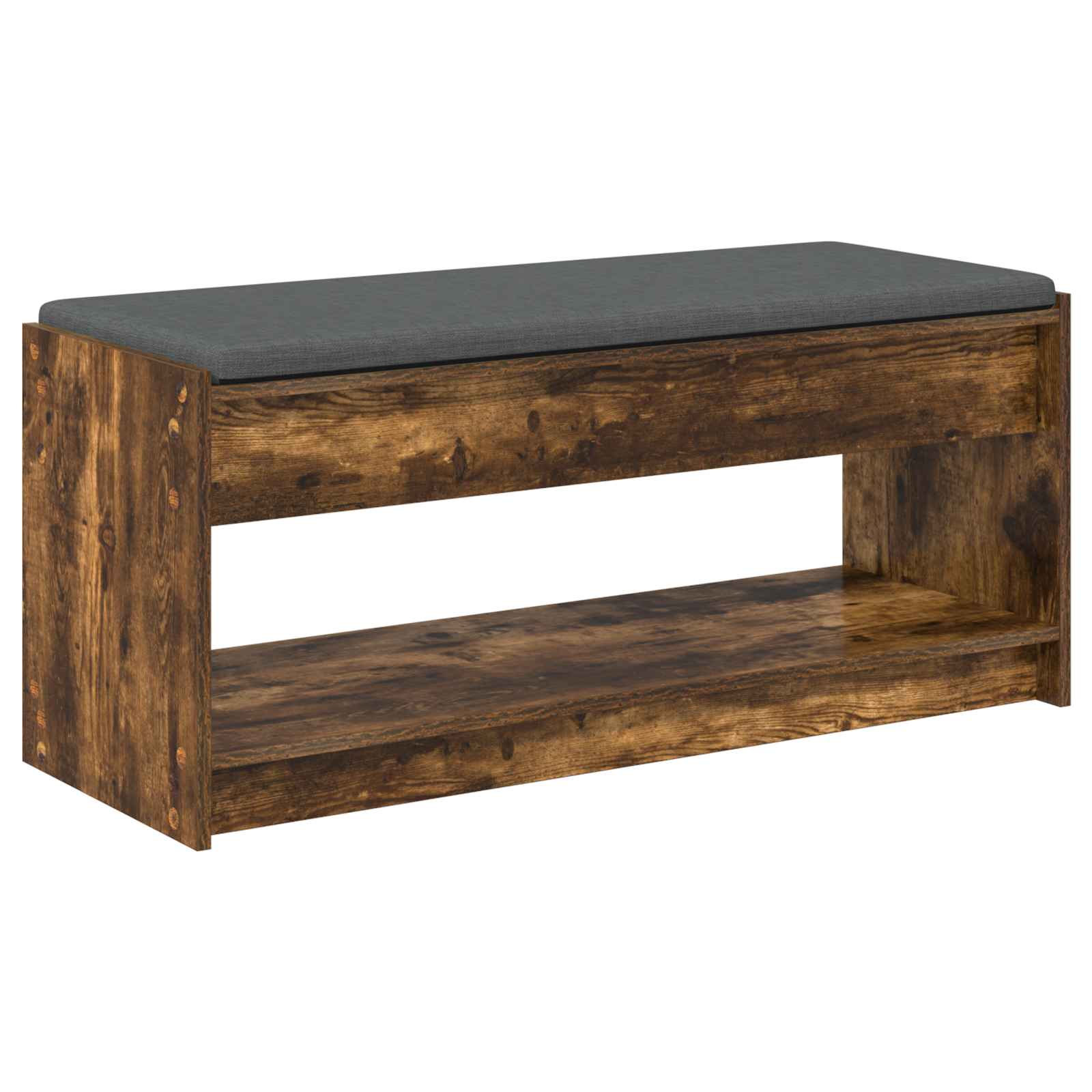 Banc d'entrée avec coussin Chêne fumé 103 x 38 x 45 cm - XIOS