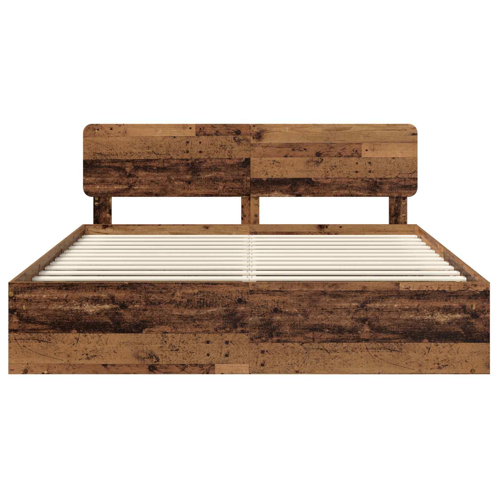 Cadre de lit Bois ancien 200 x 200 cm Pin massif - XIOS