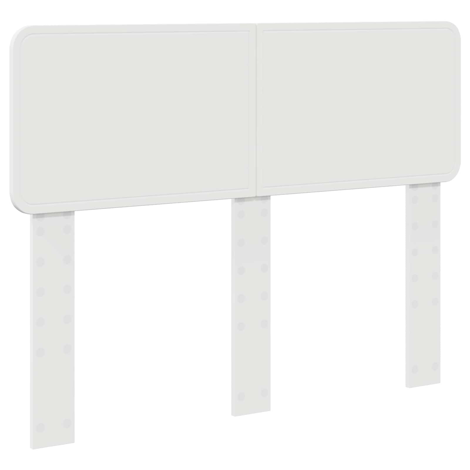 Cadre de lit avec tête de lit Blanc 135 x 190 cm Pin massif - XIOS