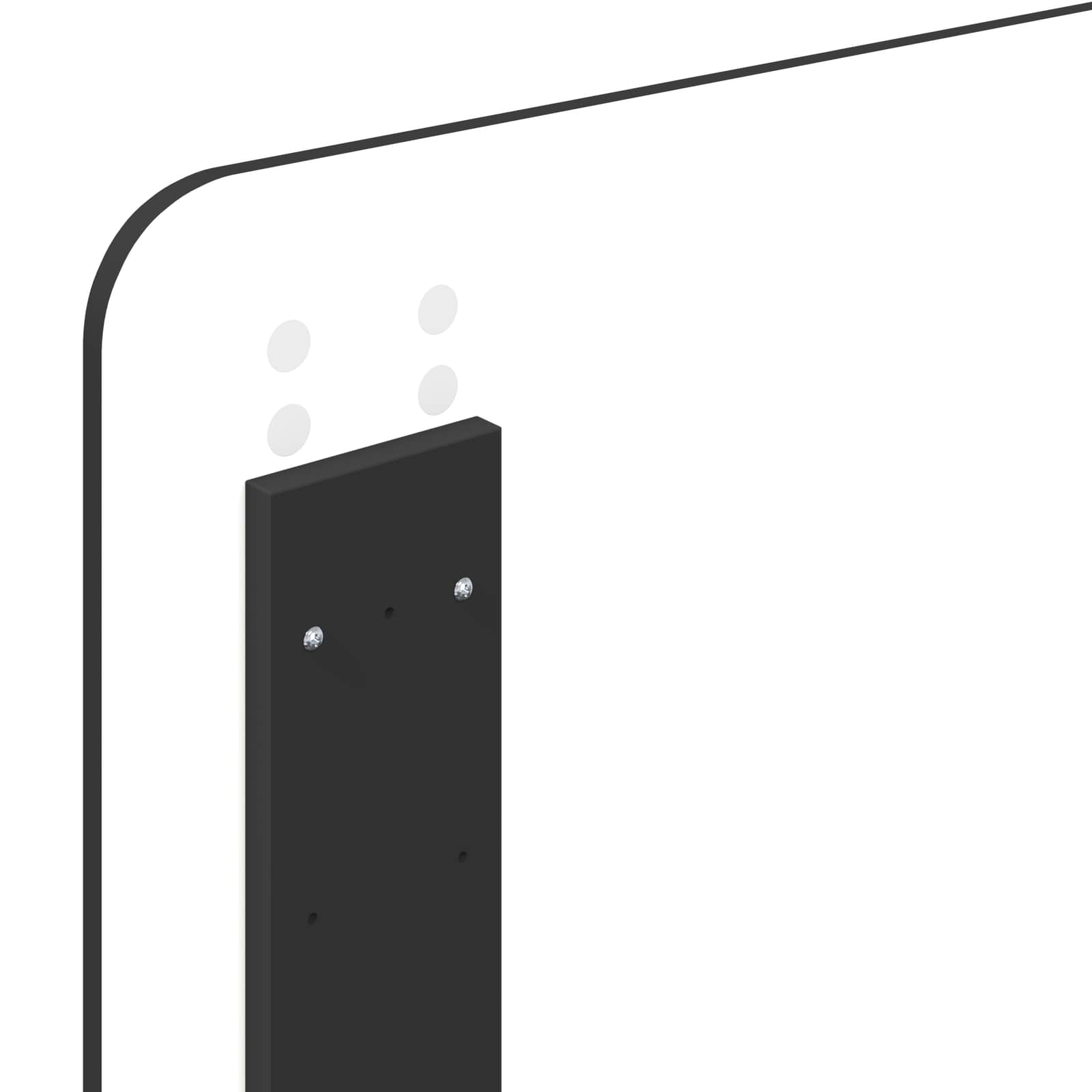 Cadre de lit avec tête de lit Noir 90 x 190 cm Pin massif - XIOS