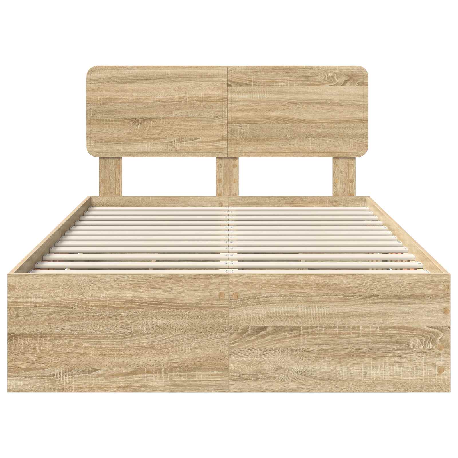 Cadre de lit Chêne Sonoma 120 x 190 cm Bois Ingénierie - XIOS