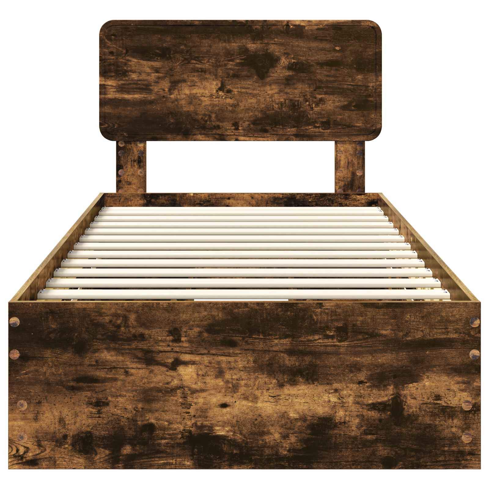 Cadre de lit avec tiroir Chêne fumé 90 x 200 cm Bois Ingénierie - XIOS