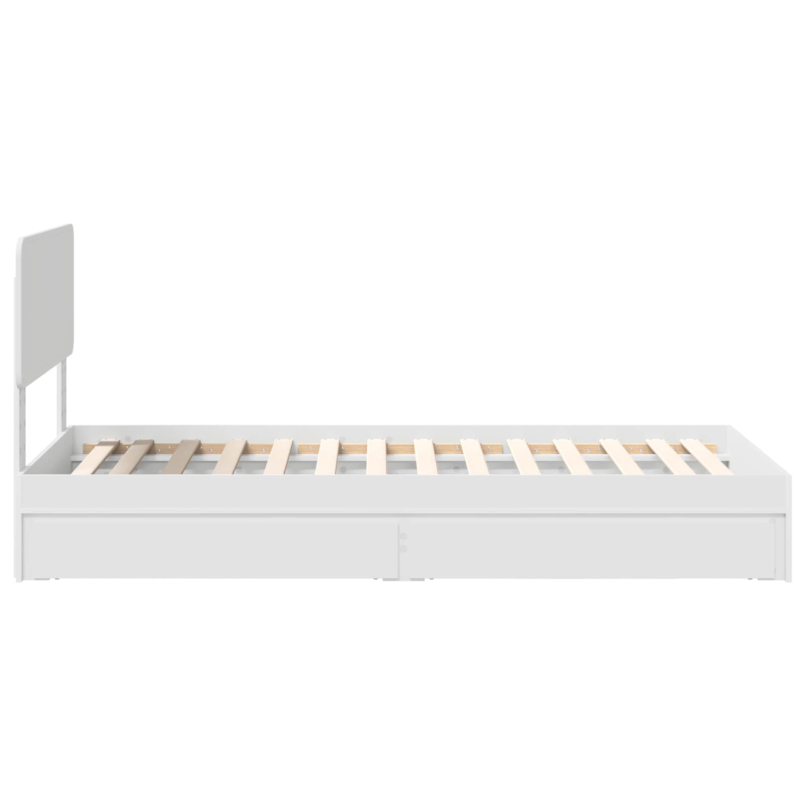 Lit de Rangement Blanc 90 x 200 cm Bois d'ingénierie - XIOS