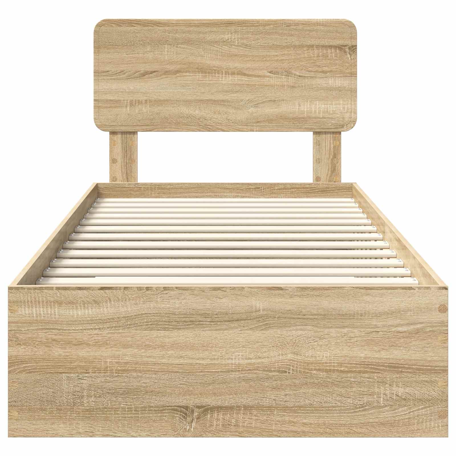 Cadre de lit Chêne Sonoma 75 x 190 cm Bois d'ingénierie - XIOS