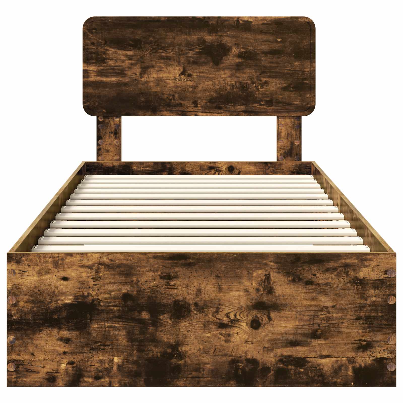 Cadre de lit Chêne fumé 75 x 190 cm Bois d'ingénierie - XIOS