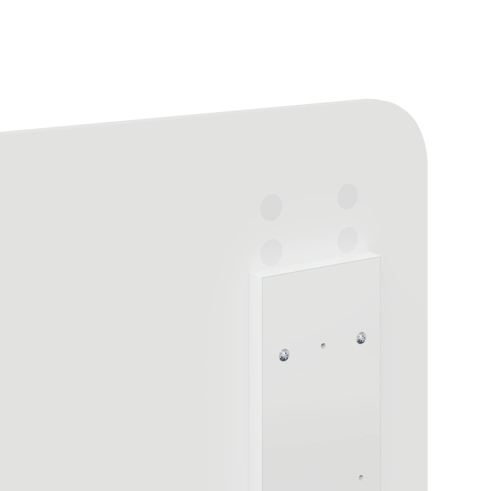 Cadre de lit avec tête de lit Blanc 135 x 190 cm Pin massif - XIOS