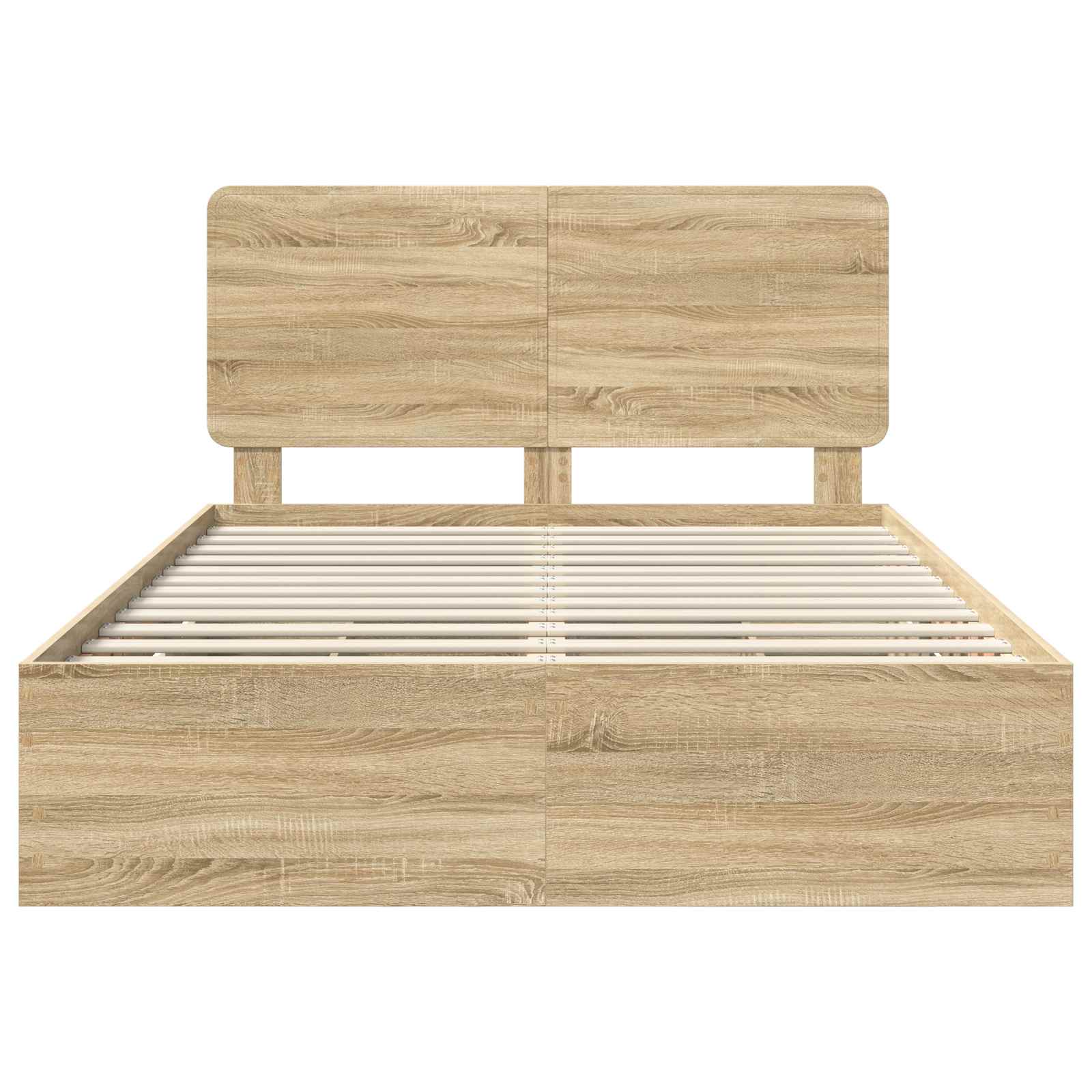 Cadre de lit Chêne Sonoma 140 x 190 cm Bois Ingénierie - XIOS