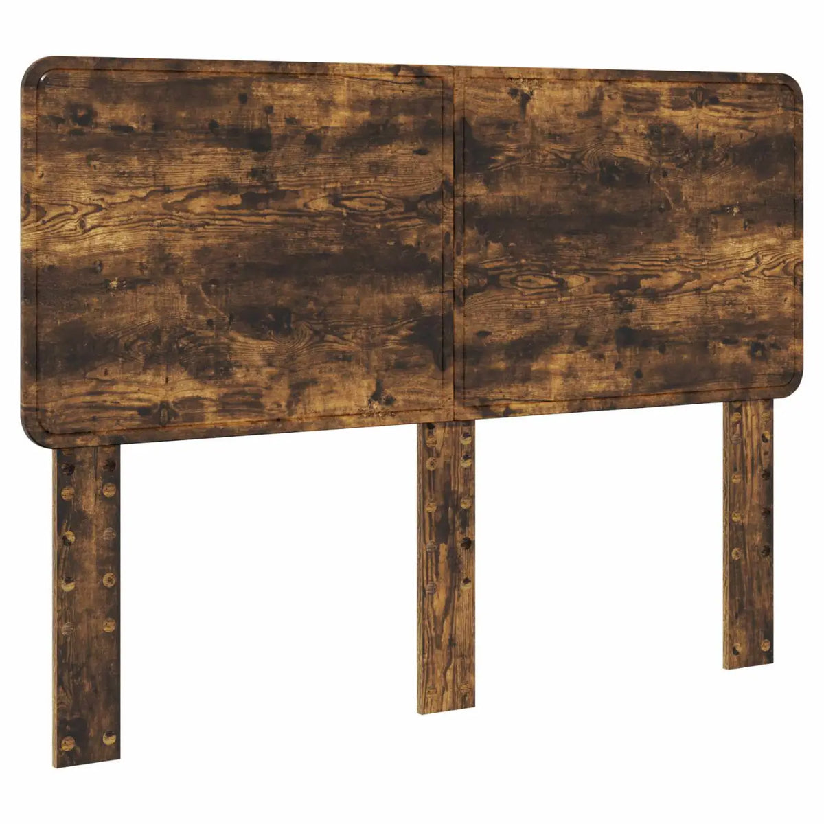 Cadre de lit Chêne fumé 140 x 190 cm Bois d’ingénierie - XIOS