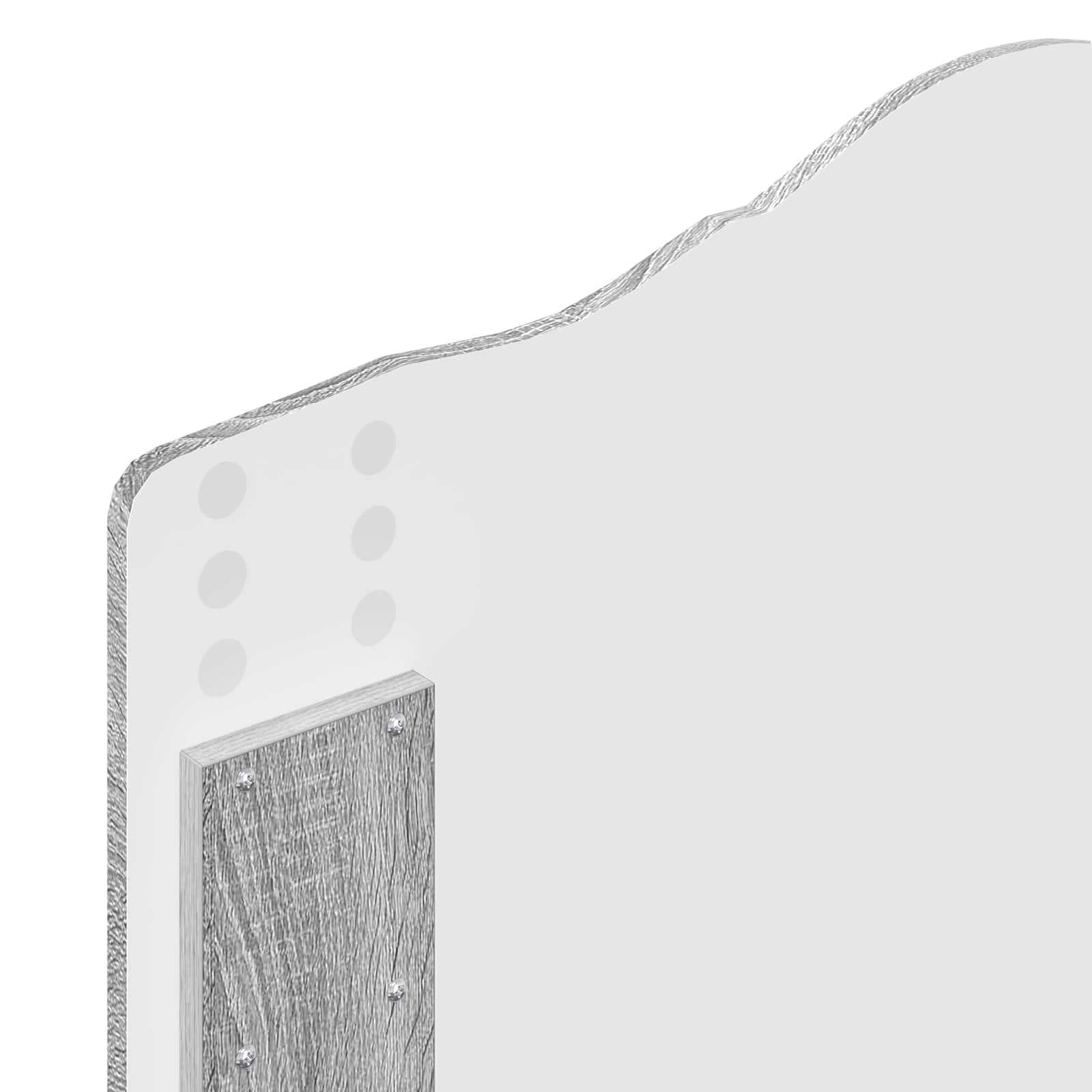 Cadre de lit Gris Sonoma 90 x 190 cm Pin massif - XIOS