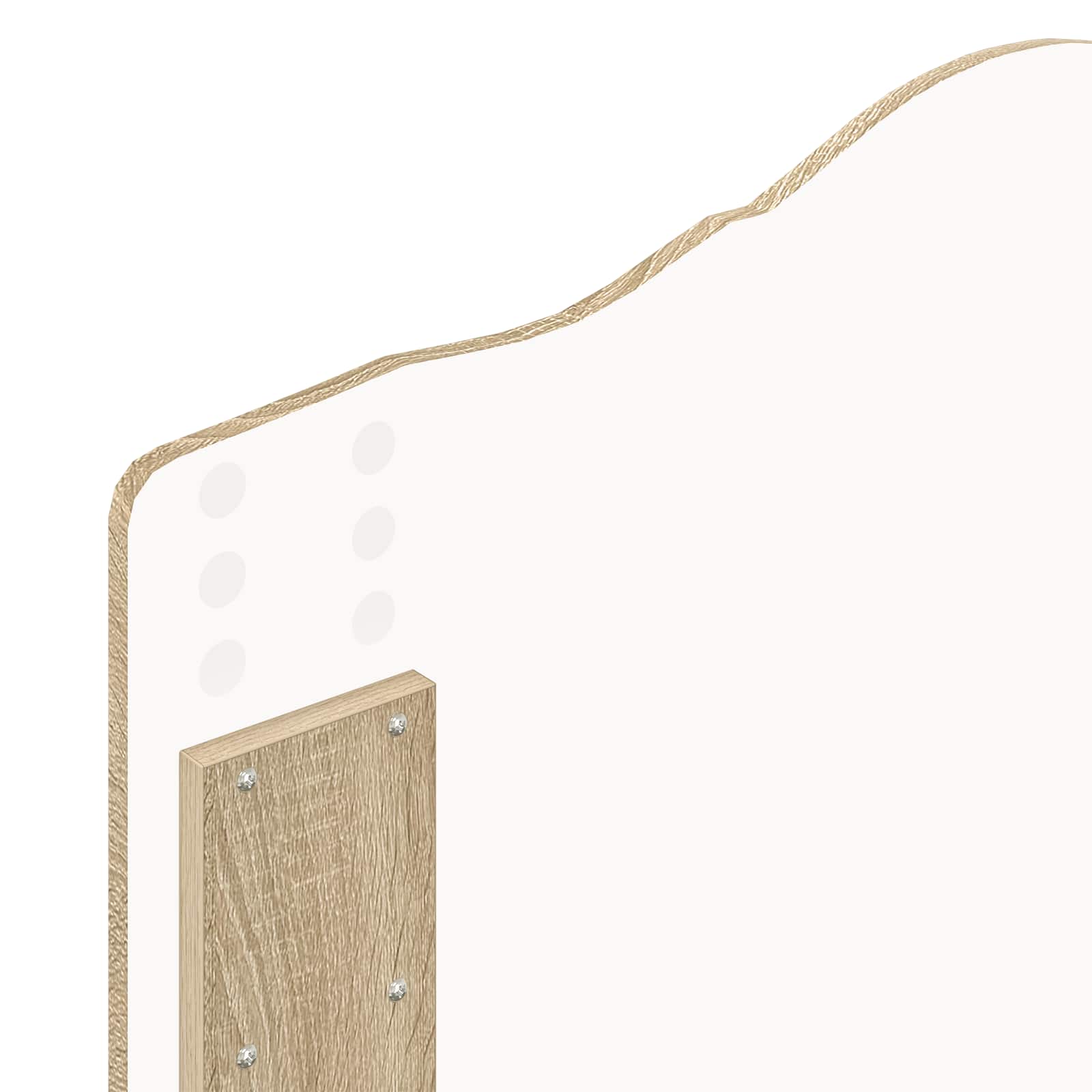 Cadre de lit Chêne Sonoma 75 x 190 cm Pin massif - XIOS