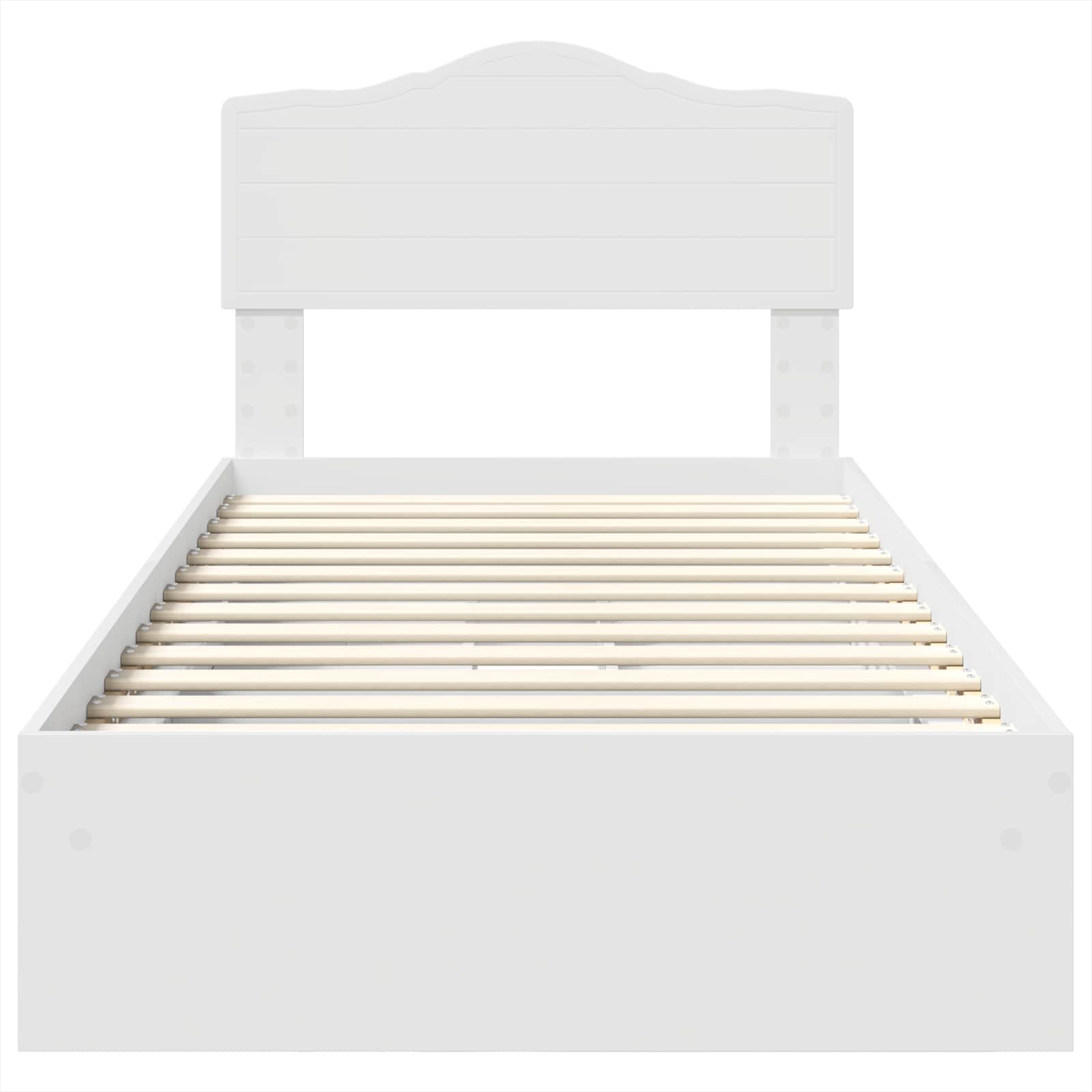 Lit de Rangement Blanc 90 x 200 cm Bois d'ingénierie - XIOS