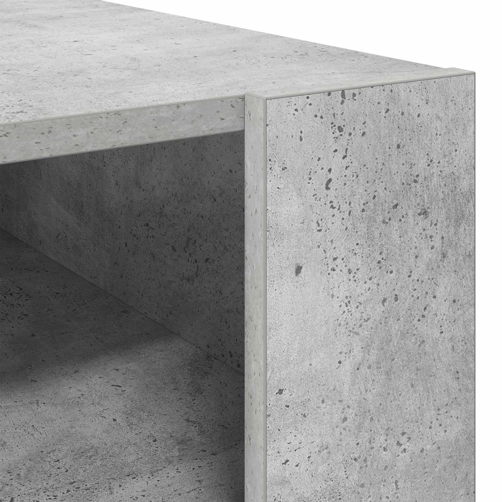 Table basse Gris béton 92 x 53 x 45 cm Bois d'ingénierie - XIOS