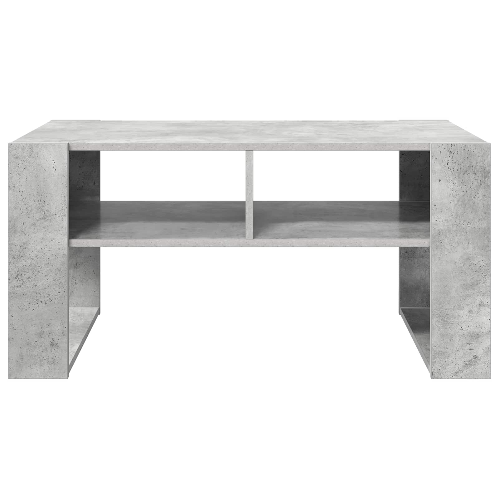 Table basse Gris béton 92 x 53 x 45 cm Bois d'ingénierie - XIOS