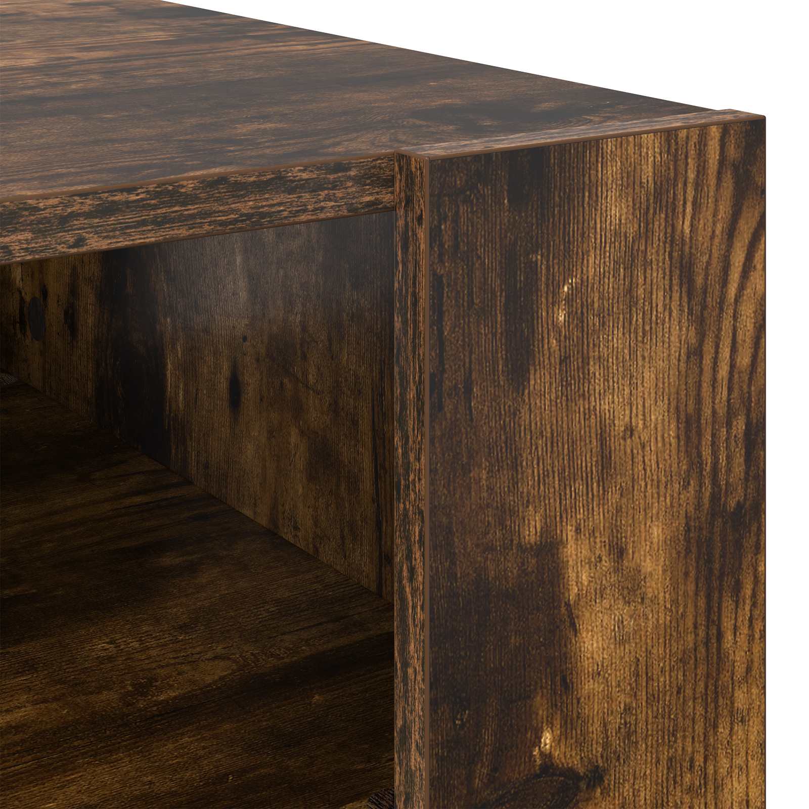 Table basse Chêne fumé 92 x 53 x 45 cm Bois d'ingénierie - XIOS