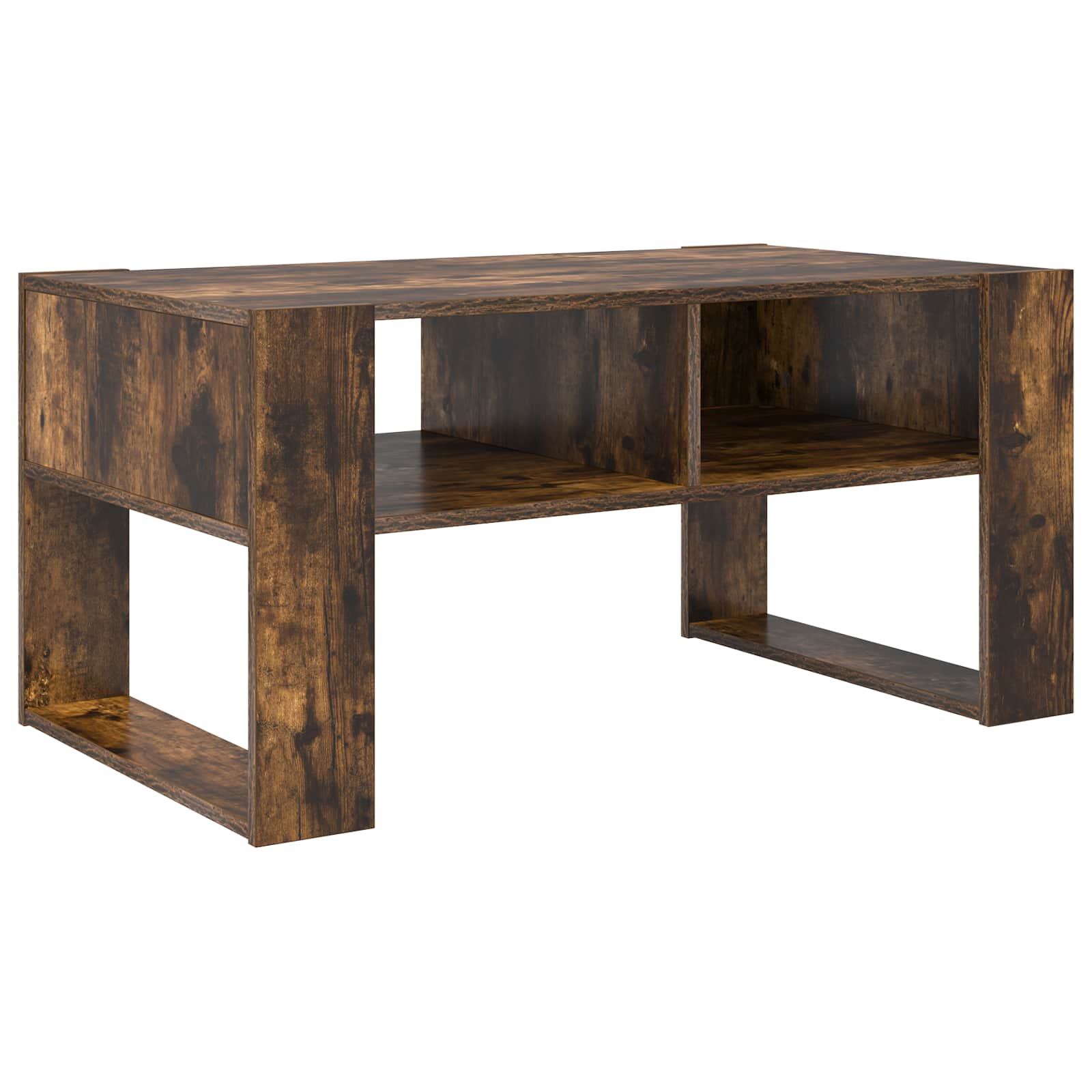 Table basse Chêne fumé 92 x 53 x 45 cm Bois d'ingénierie - XIOS