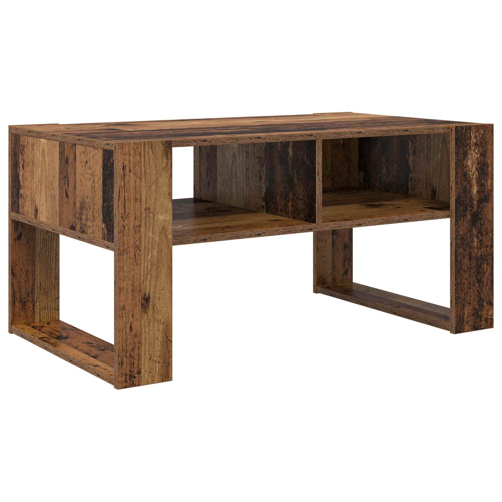 Table basse Bois ancien 92 x 53 x 45 cm Bois d'ingénierie - XIOS