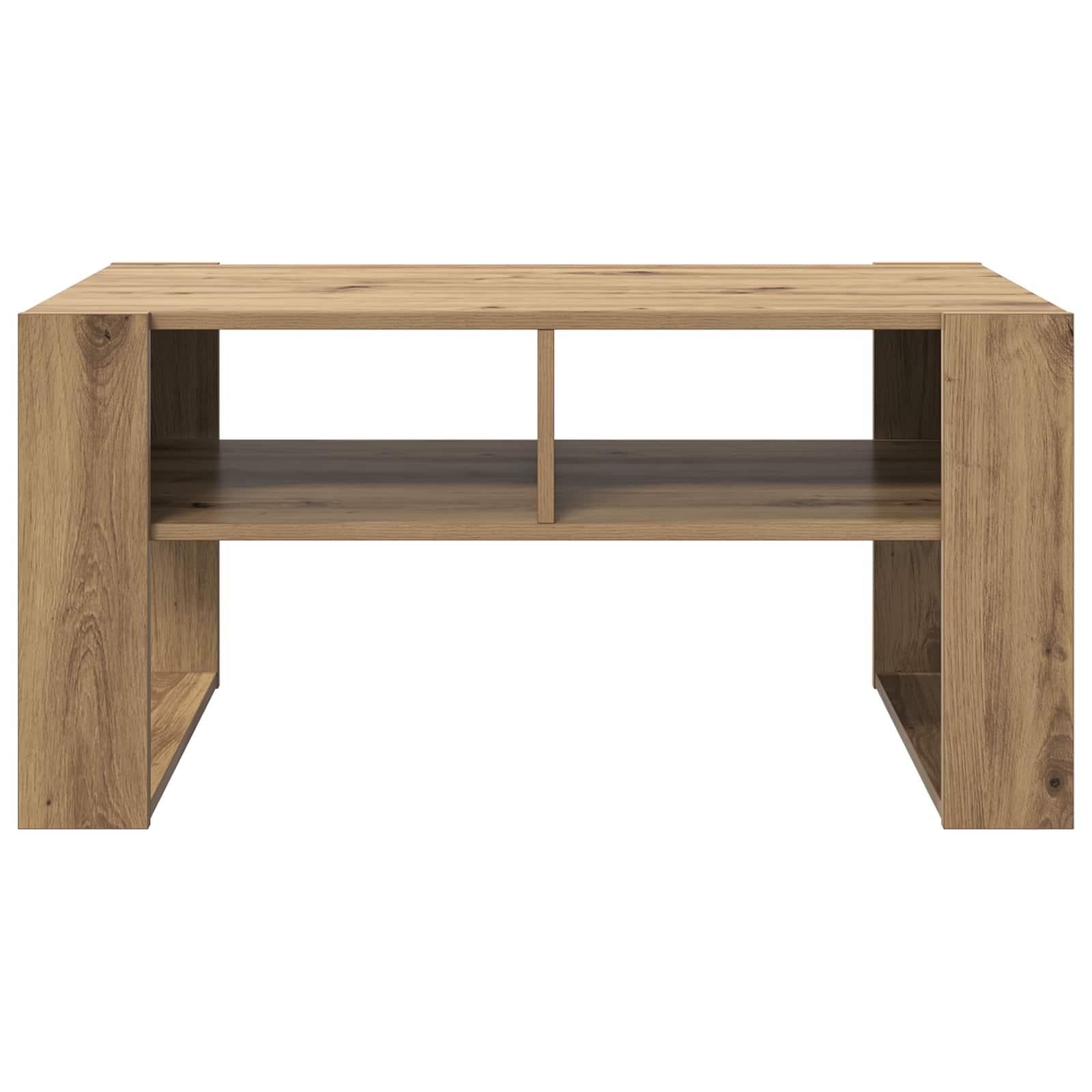 Table basse Chêne artisanal 92 x 53 x 45 cm Bois d'ingénierie - XIOS