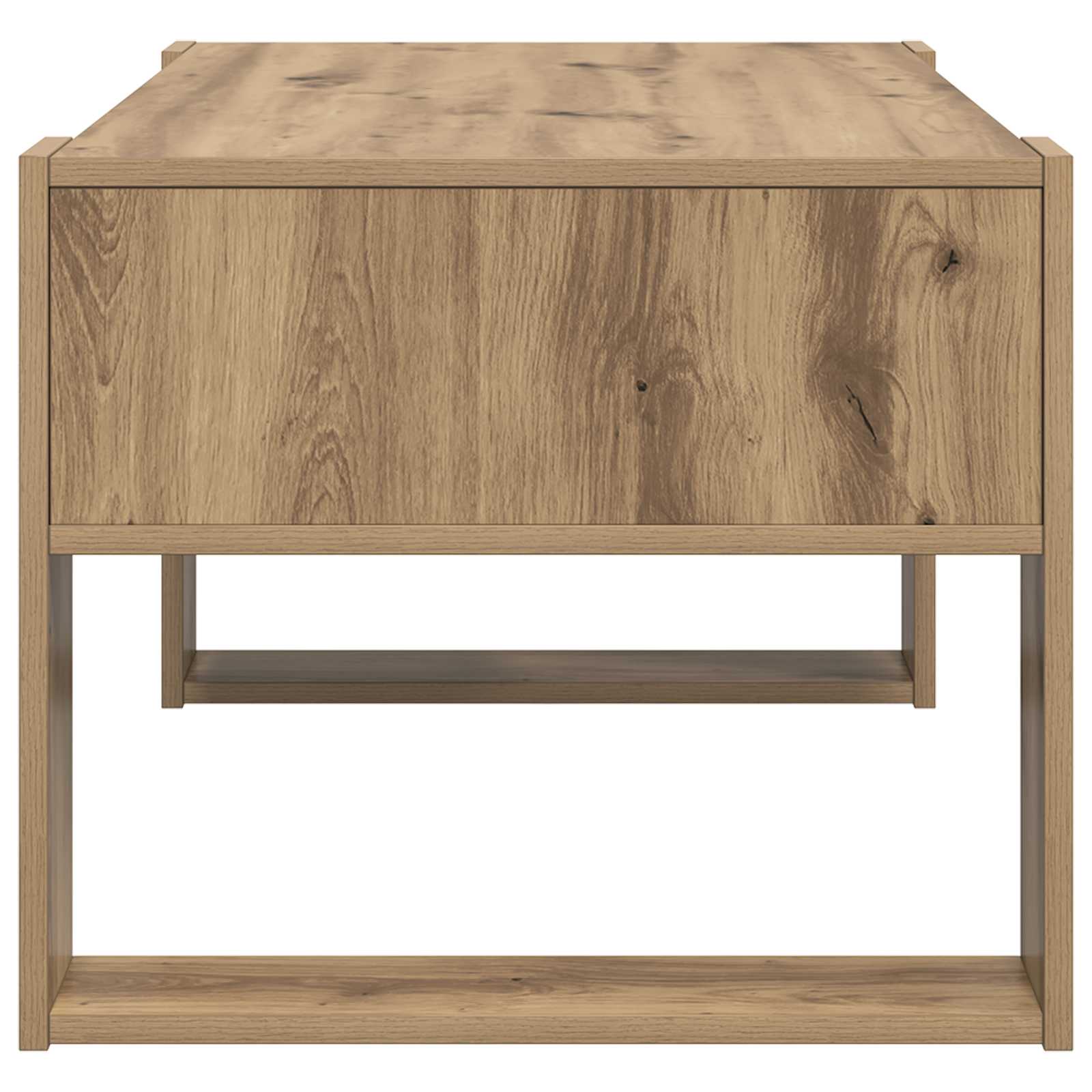 Table basse Chêne artisanal 92 x 53 x 45 cm Bois d'ingénierie - XIOS