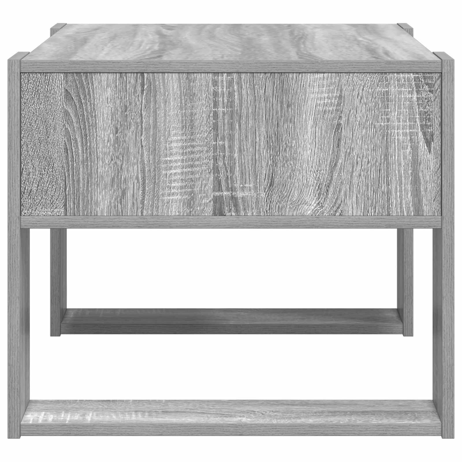 Table basse Gris Sonoma 66 x 53 x 45 cm Bois d'ingénierie - XIOS