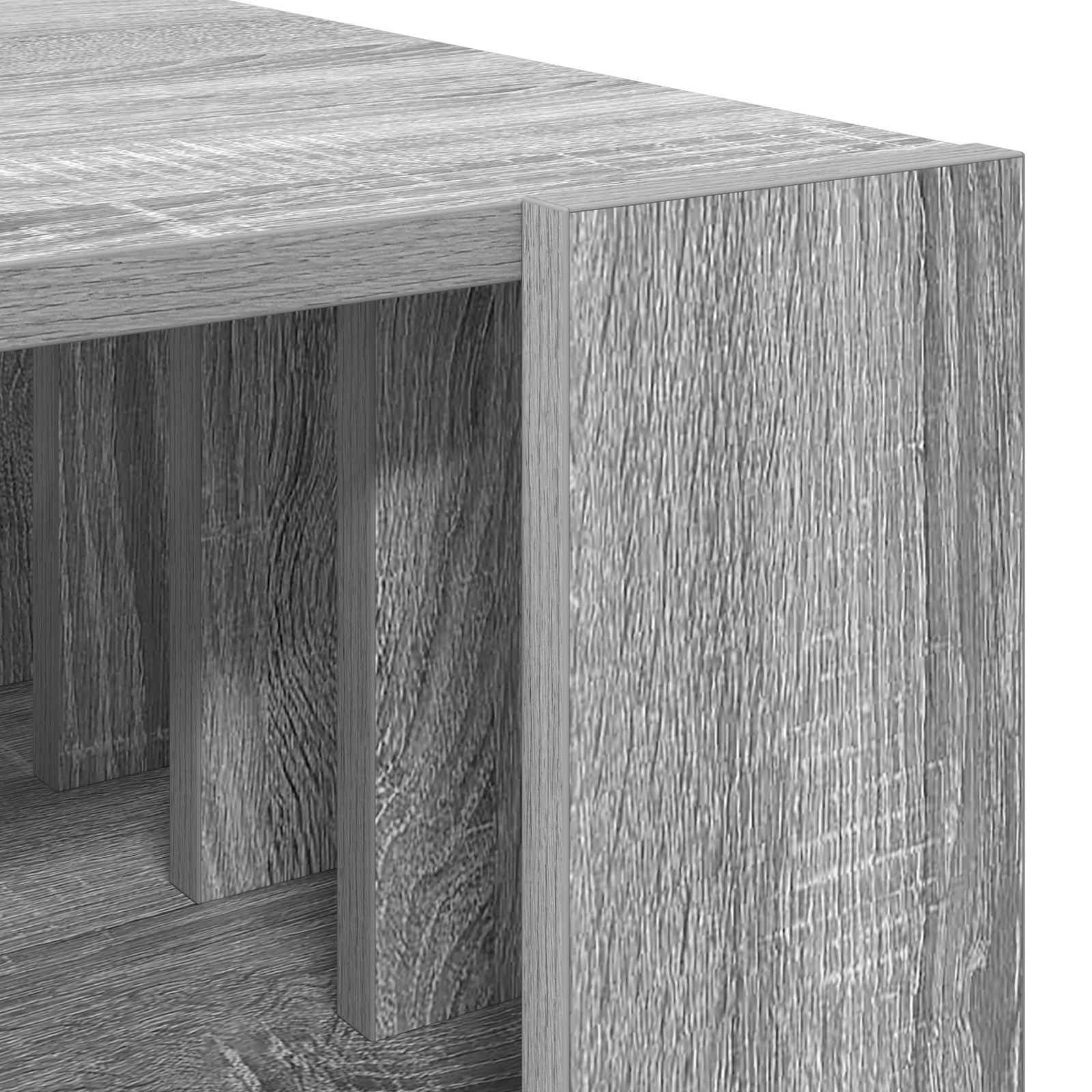 Table basse Gris Sonoma 92 x 49,5 x 45 cm Bois d'ingénierie - XIOS