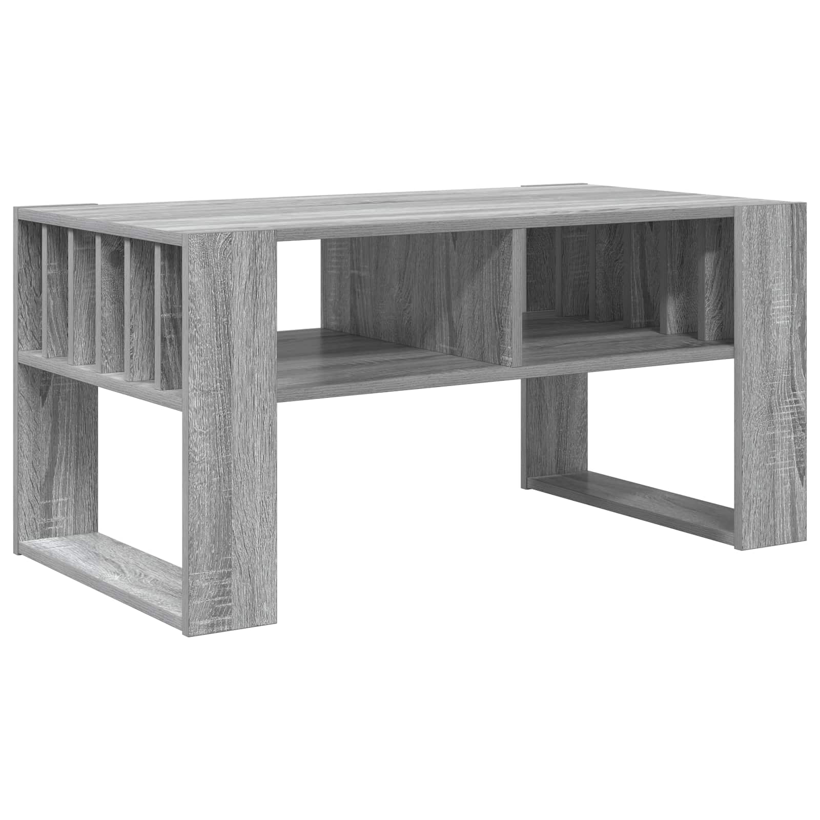 Table basse Gris Sonoma 92 x 49,5 x 45 cm Bois d'ingénierie - XIOS