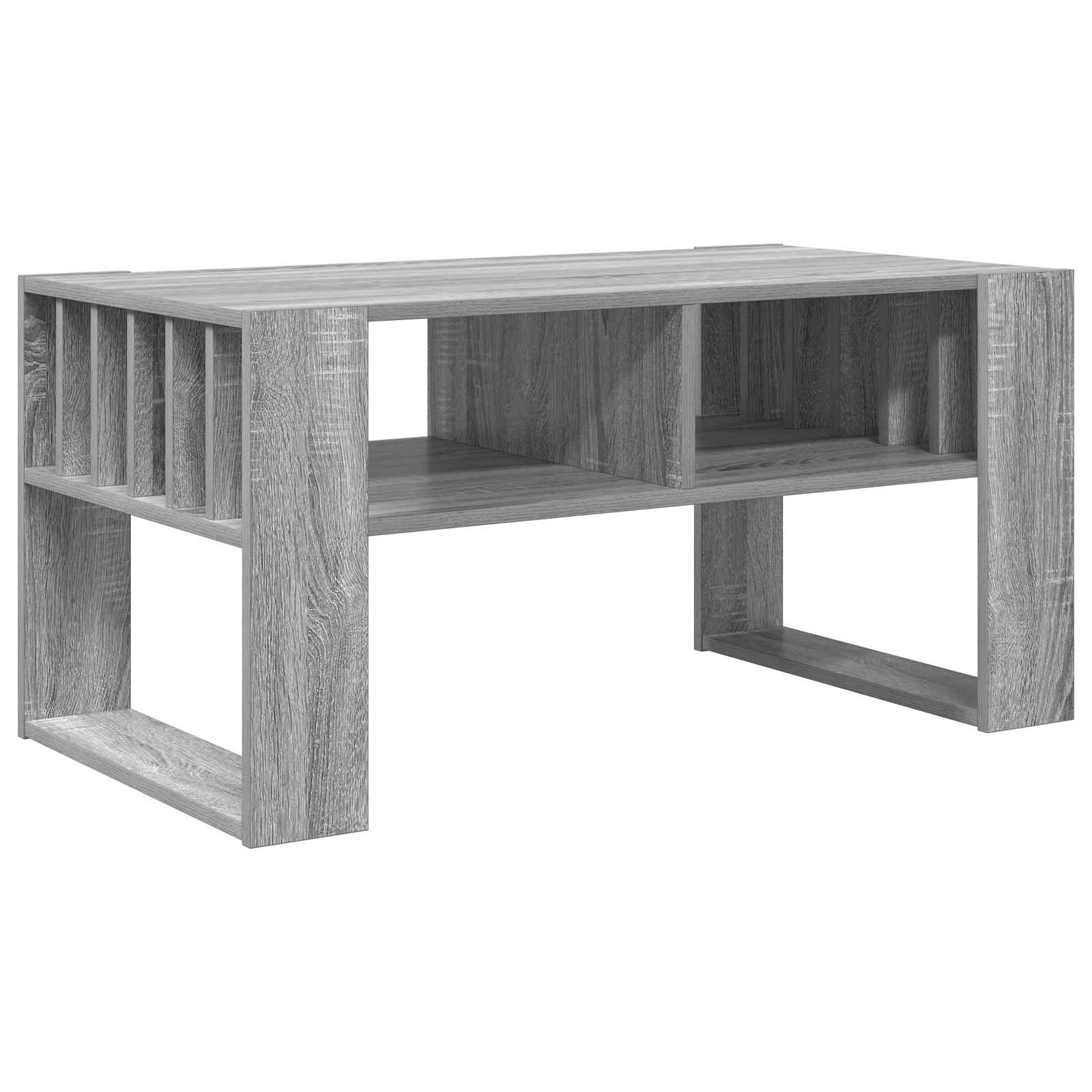Table basse Gris Sonoma 92 x 49,5 x 45 cm Bois d'ingénierie - XIOS