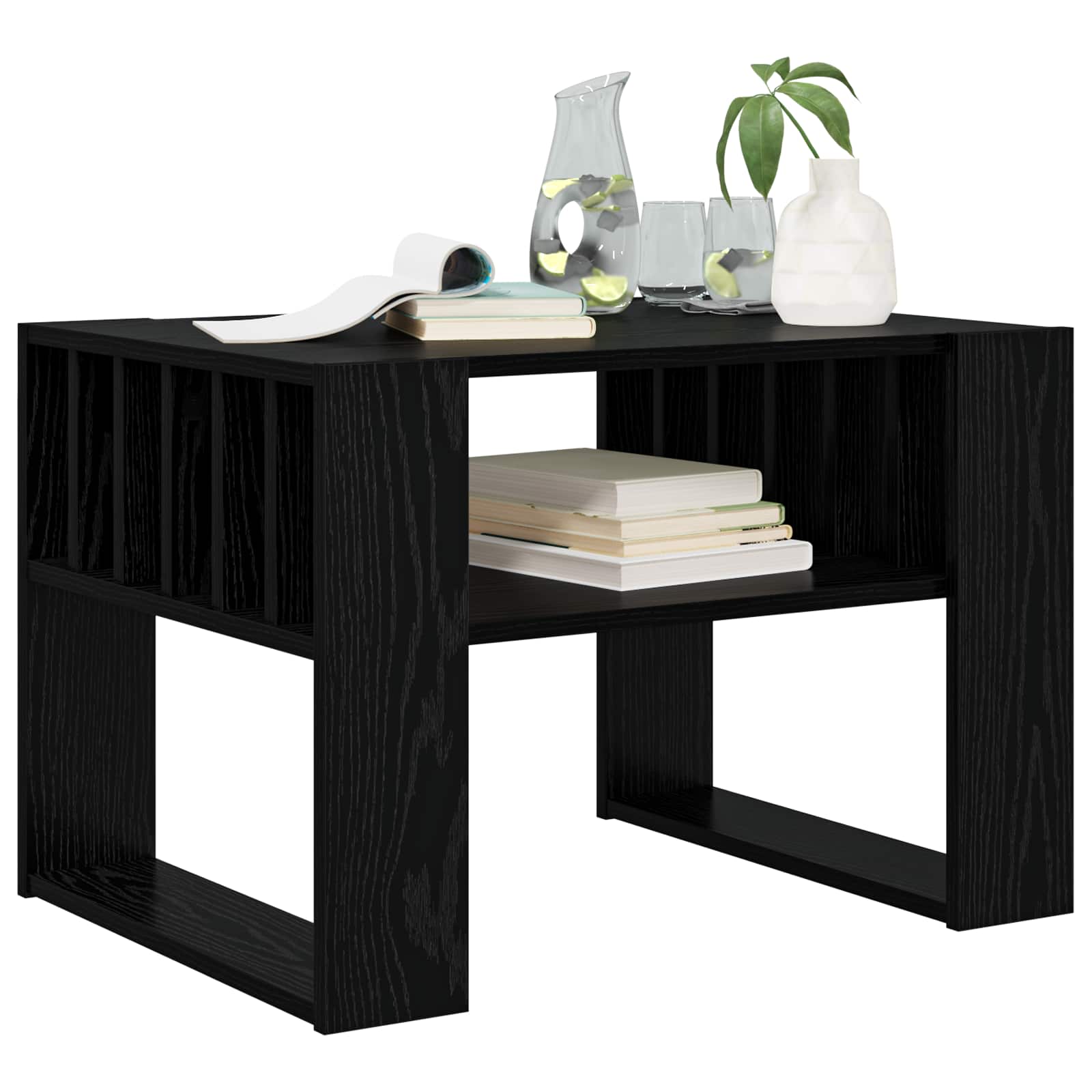 Table basse Chêne noir 66 x 49,5 x 45 cm Bois d'ingénierie - XIOS