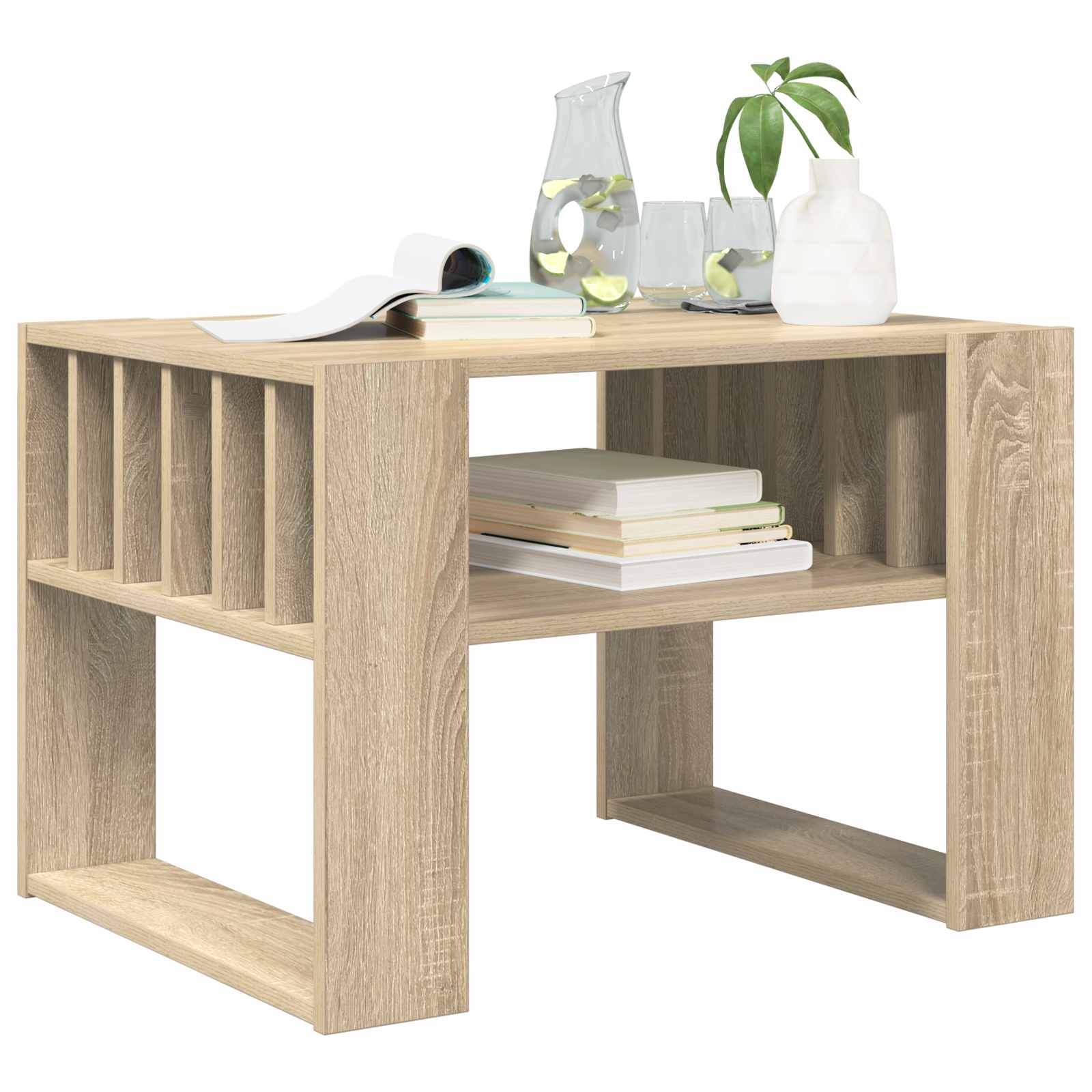 Table basse Chêne Sonoma 66 x 49,5 x 45 cm Bois d'ingénierie - XIOS