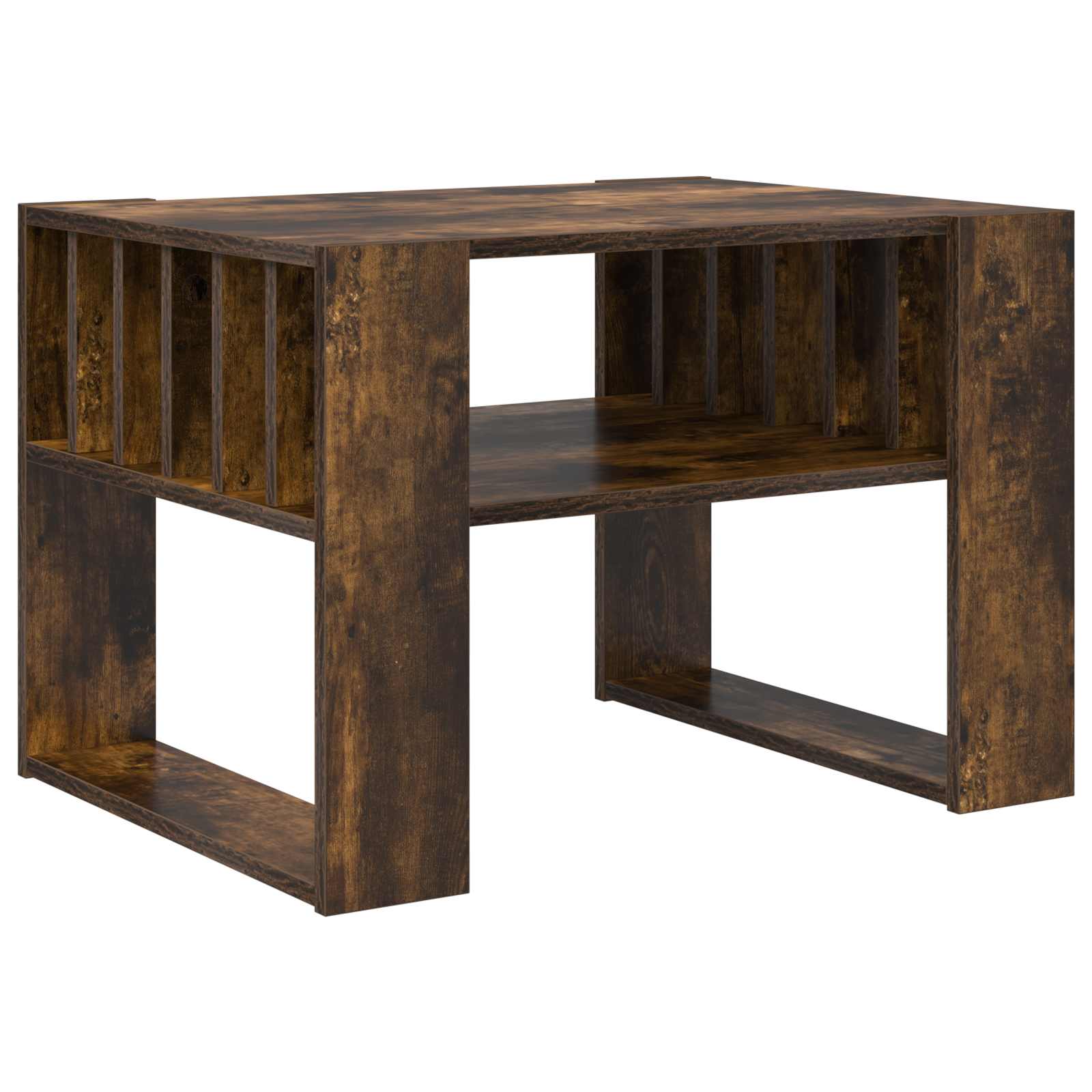 Table basse Chêne fumé 66 x 49,5 x 45 cm Bois d'ingénierie - XIOS