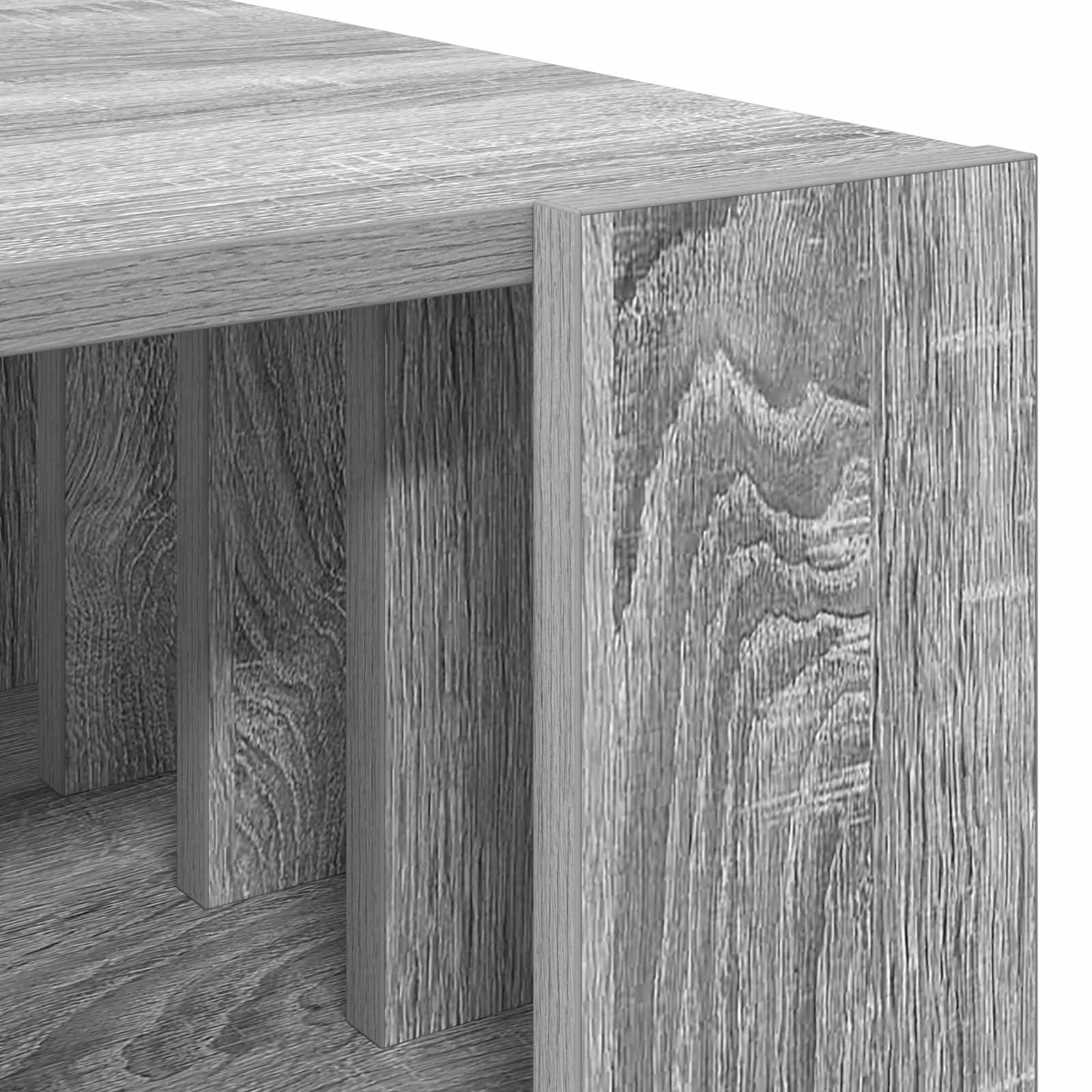 Table basse Gris Sonoma 66 x 49,5 x 45 cm Bois d'ingénierie - XIOS