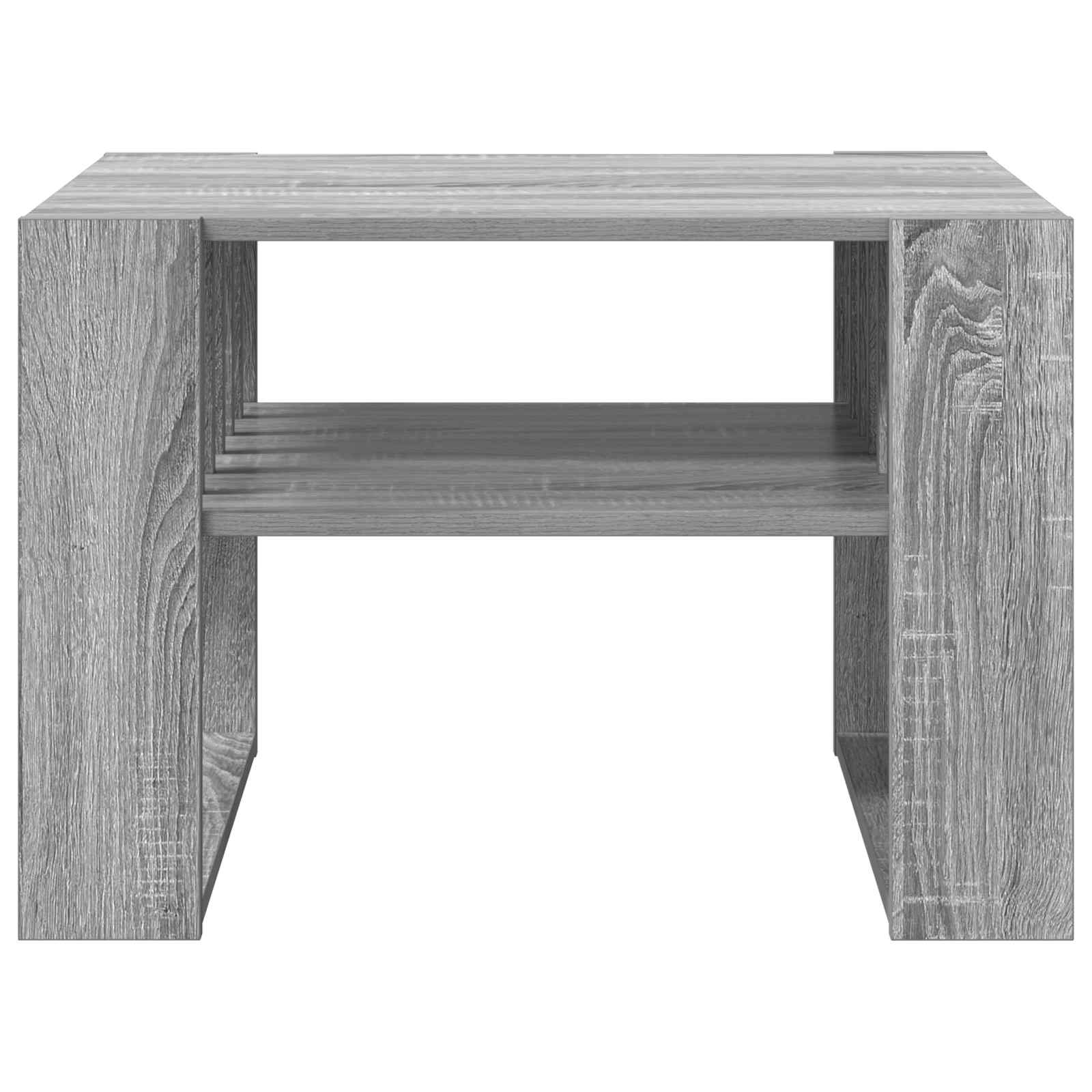 Table basse Gris Sonoma 66 x 49,5 x 45 cm Bois d'ingénierie - XIOS