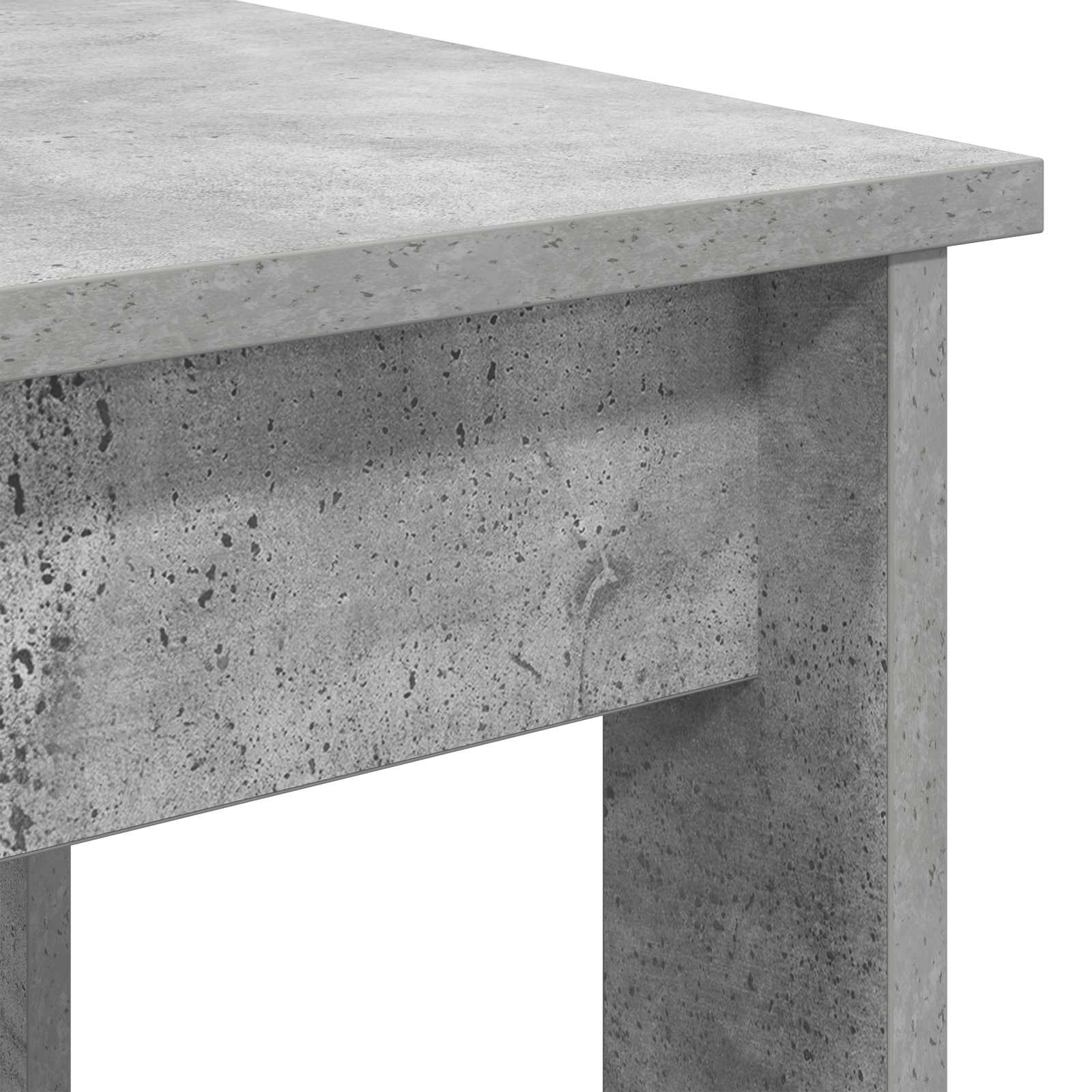 Ensemble de tables basses 2 pcs Gris béton Bois d'ingénierie - XIOS