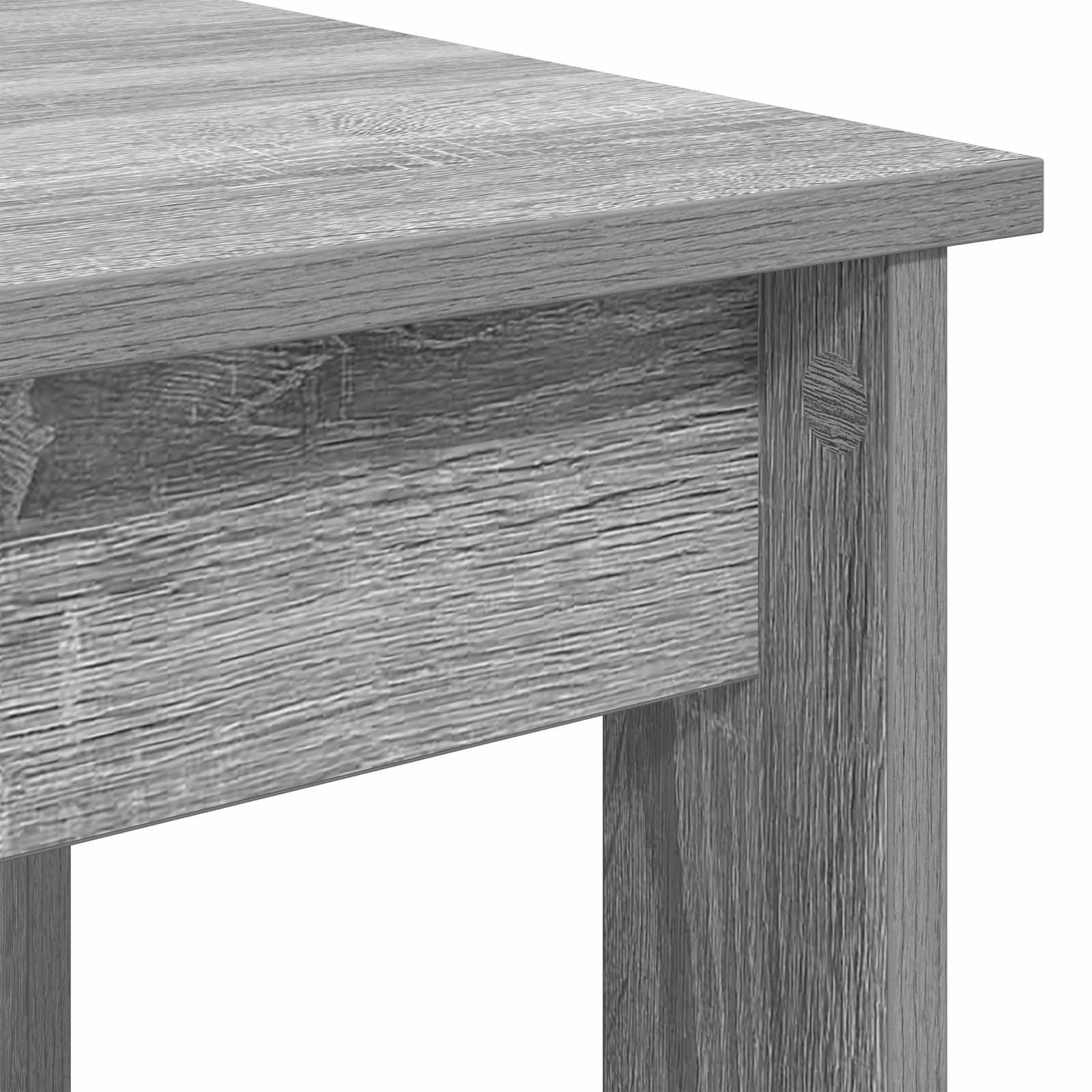 Ensemble de tables basses 2 pcs Gris Sonoma Bois d'ingénierie - XIOS