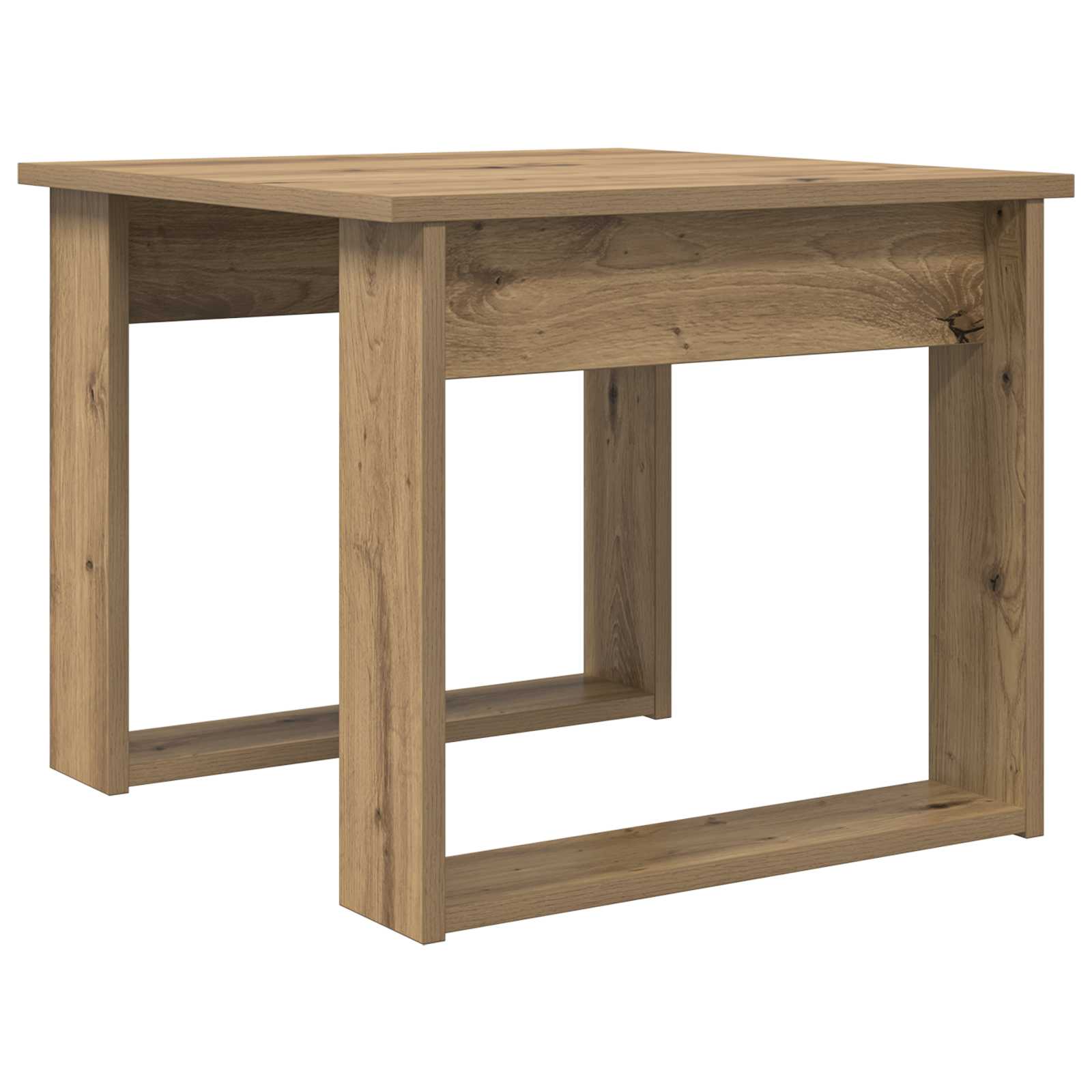 Ensemble de tables basses 2 pcs Chêne artisanal - XIOS